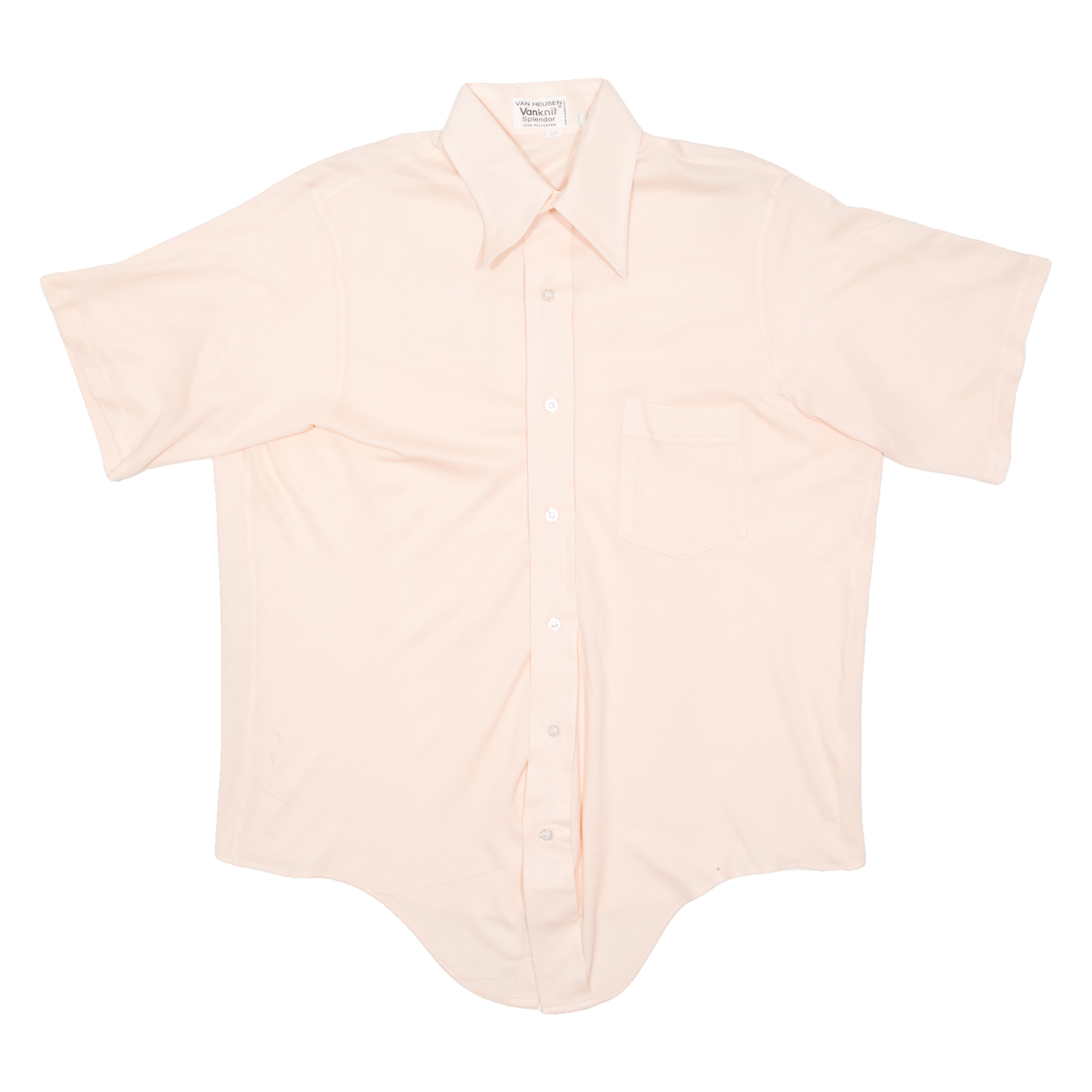 VAN HEUSEN Mens Plain Shirt Pink L Refurbished - N/A refurbished available on Cerqular