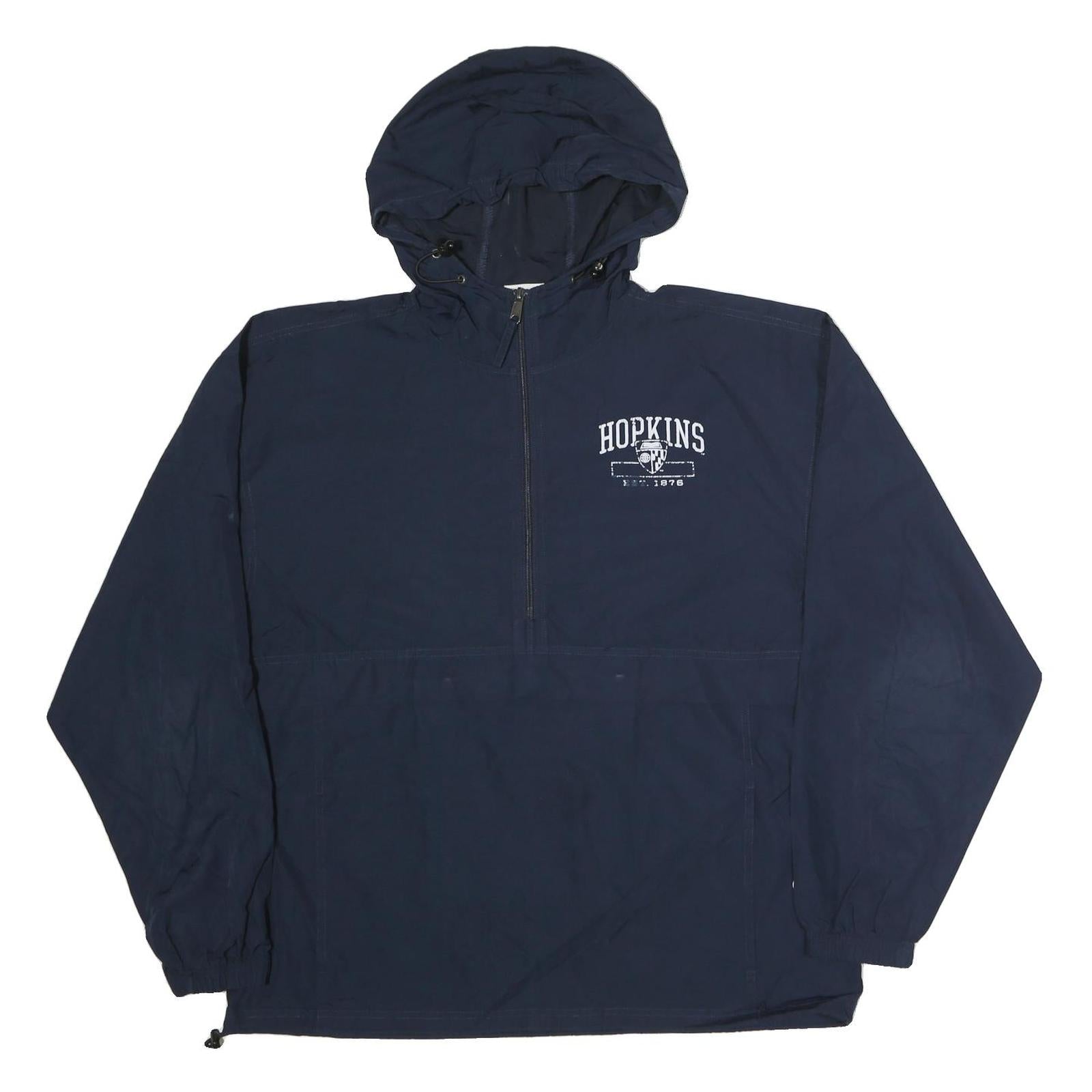 CHAMPION Mens Navy Blue Hopkins Zip Jacket M Polyester Hooded Casual Sportswear Refurbished - N/A refurbished available on Cerqular