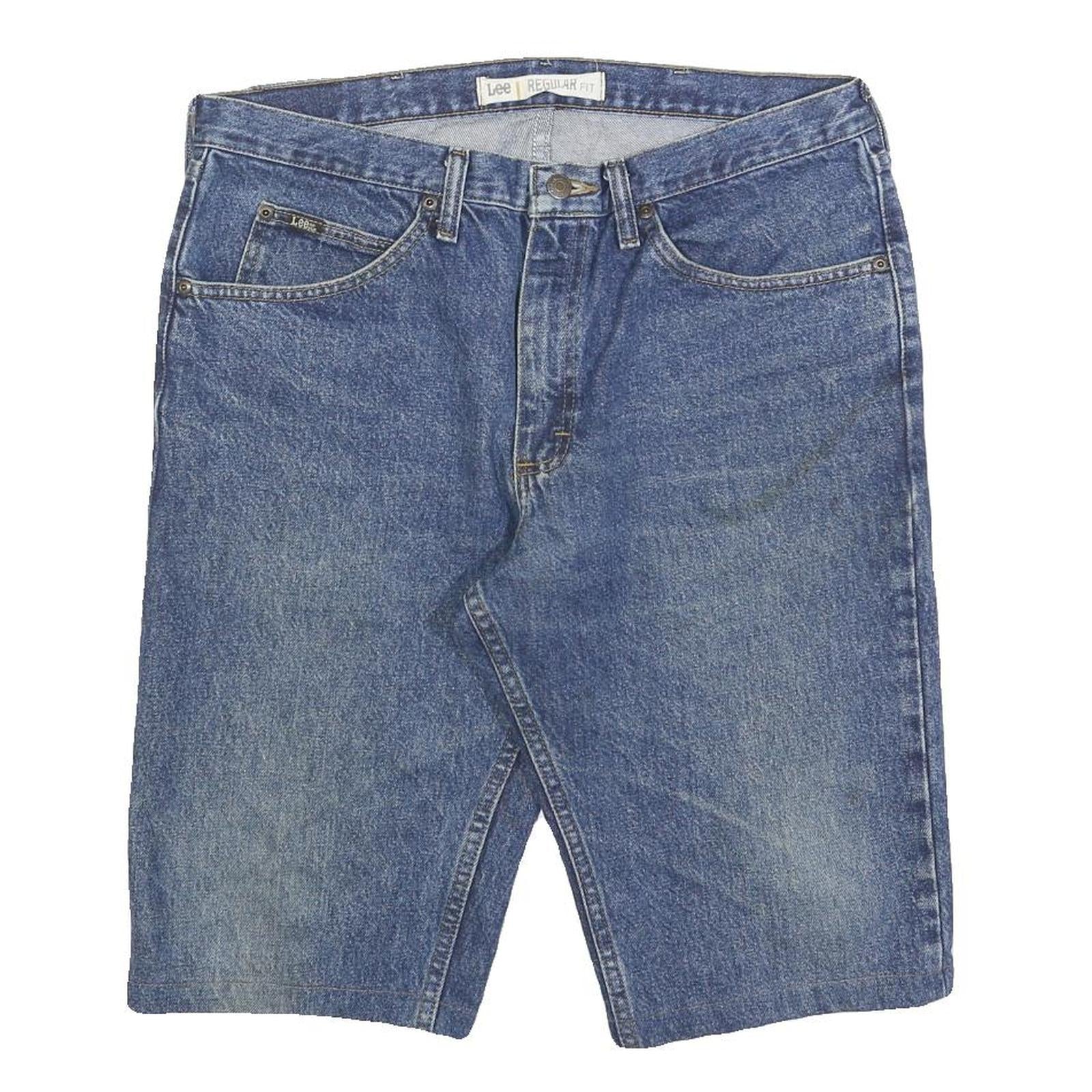 Buy LEE Mens Shorts Blue Denim Regular Fit L W36 Classic Cotton Summer Wear Refurbished - $22.09 LEE Mens Shorts Blue Denim Regular Fit L W36 Classic Cotton Summer Wear Refurbished - N/A refurbished available on Cerqular