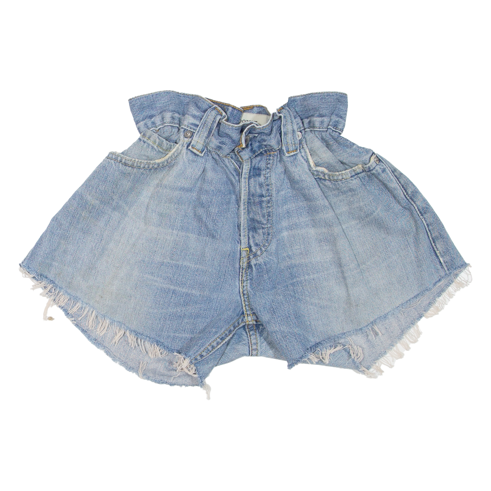 LEVI'S Customised Cut-Off Womens Denim Shorts Blue Relaxed XXS W20 Refurbished - N/A refurbished available on Cerqular