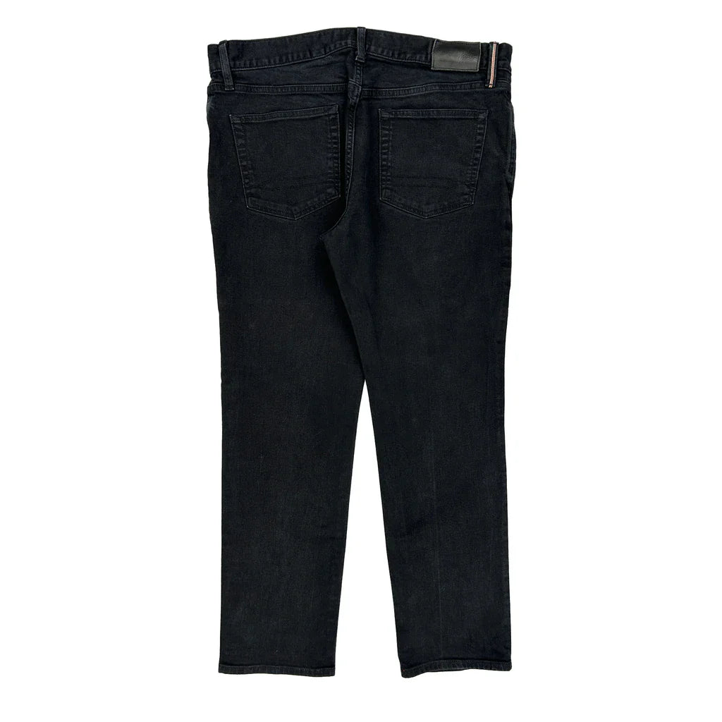 Tommy Hilfiger Jeans - 36W 30L Black Cotton Refurbished - Thrifted (note: this is a term often used to describe second- refurbished available on Cerqular