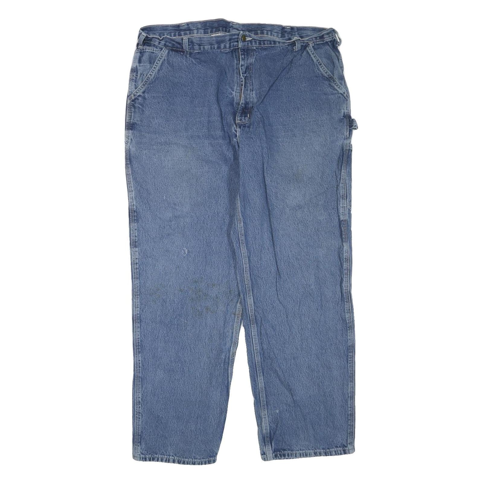 CARHARTT Mens Blue Regular Fit Denim Jeans W42 L32 Workwear Cotton Blend Refurbished - N/A refurbished available on Cerqular
