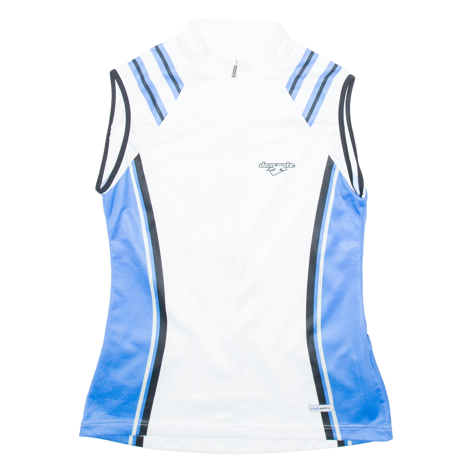 DESCENTE Cycling Mens Jersey White Sleeveless 1/2 Zip M Refurbished - N/A refurbished available on Cerqular