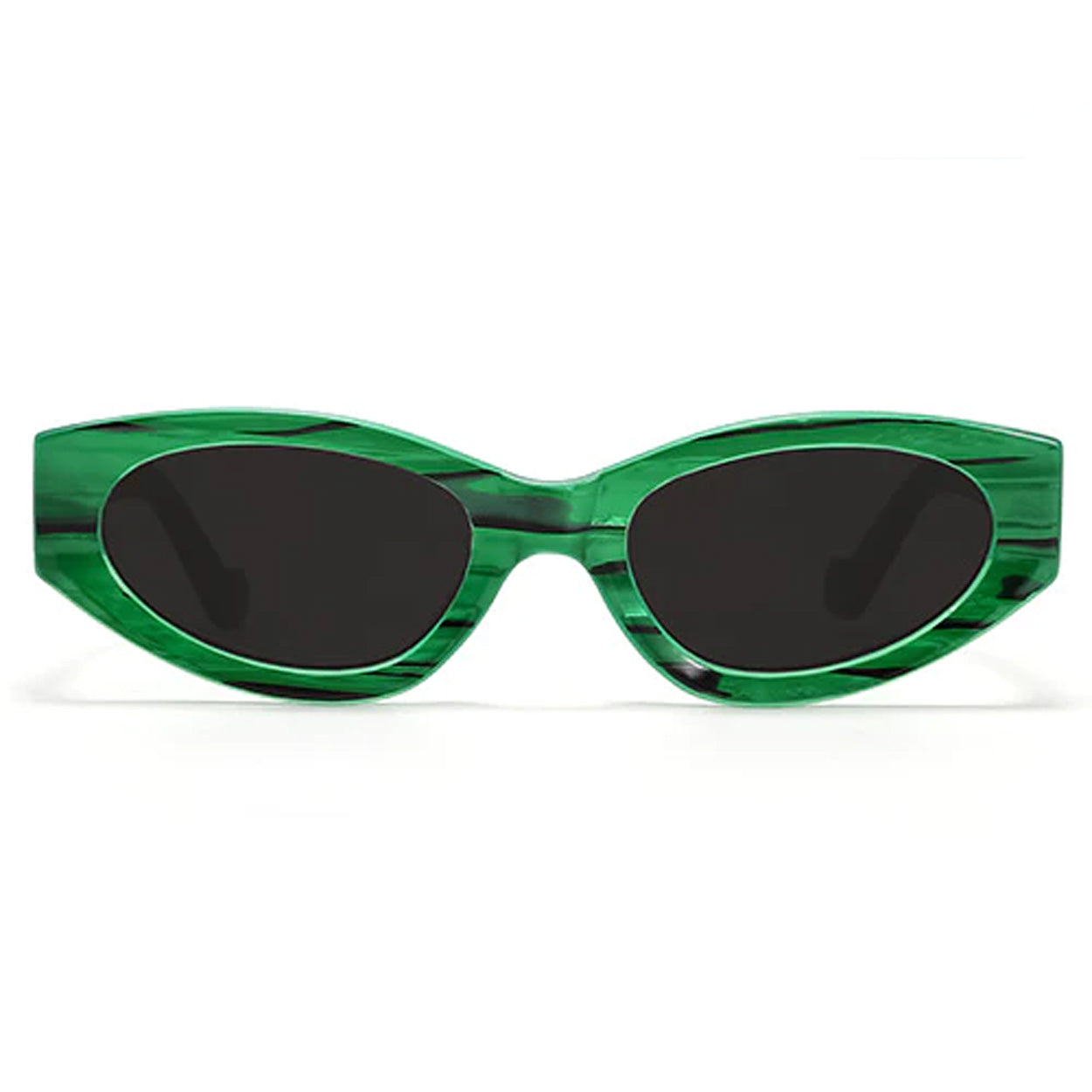 Kat x Money Moves - Green Cateye Sunglasses | Color: Green - Black | Size: OS Refurbished - N/A refurbished available on Cerqular