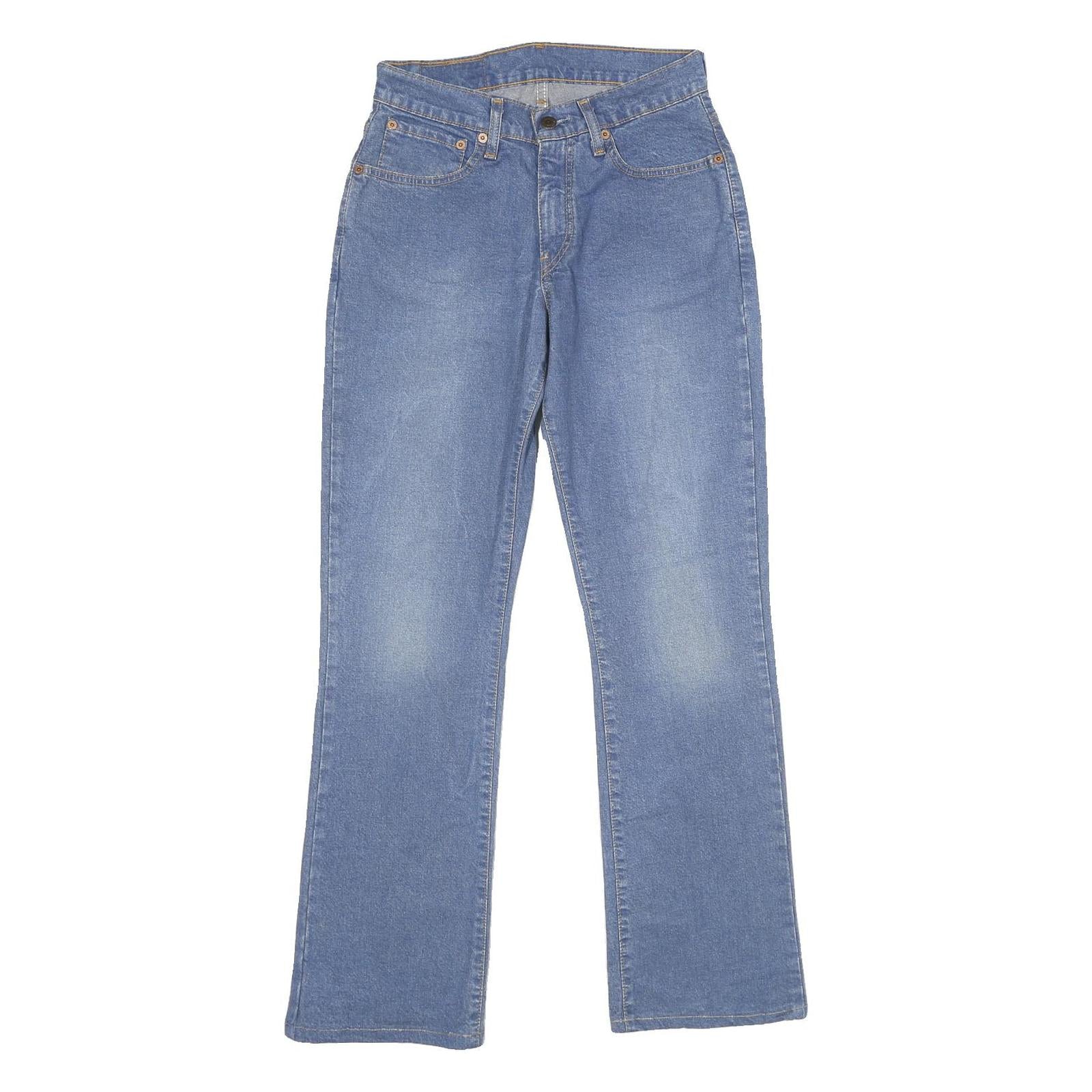 LEVI'S 586 67 Womens Jeans Blue Classic Bootcut Denim Medium W28 L32 Stylish Refurbished - N/A refurbished available on Cerqular