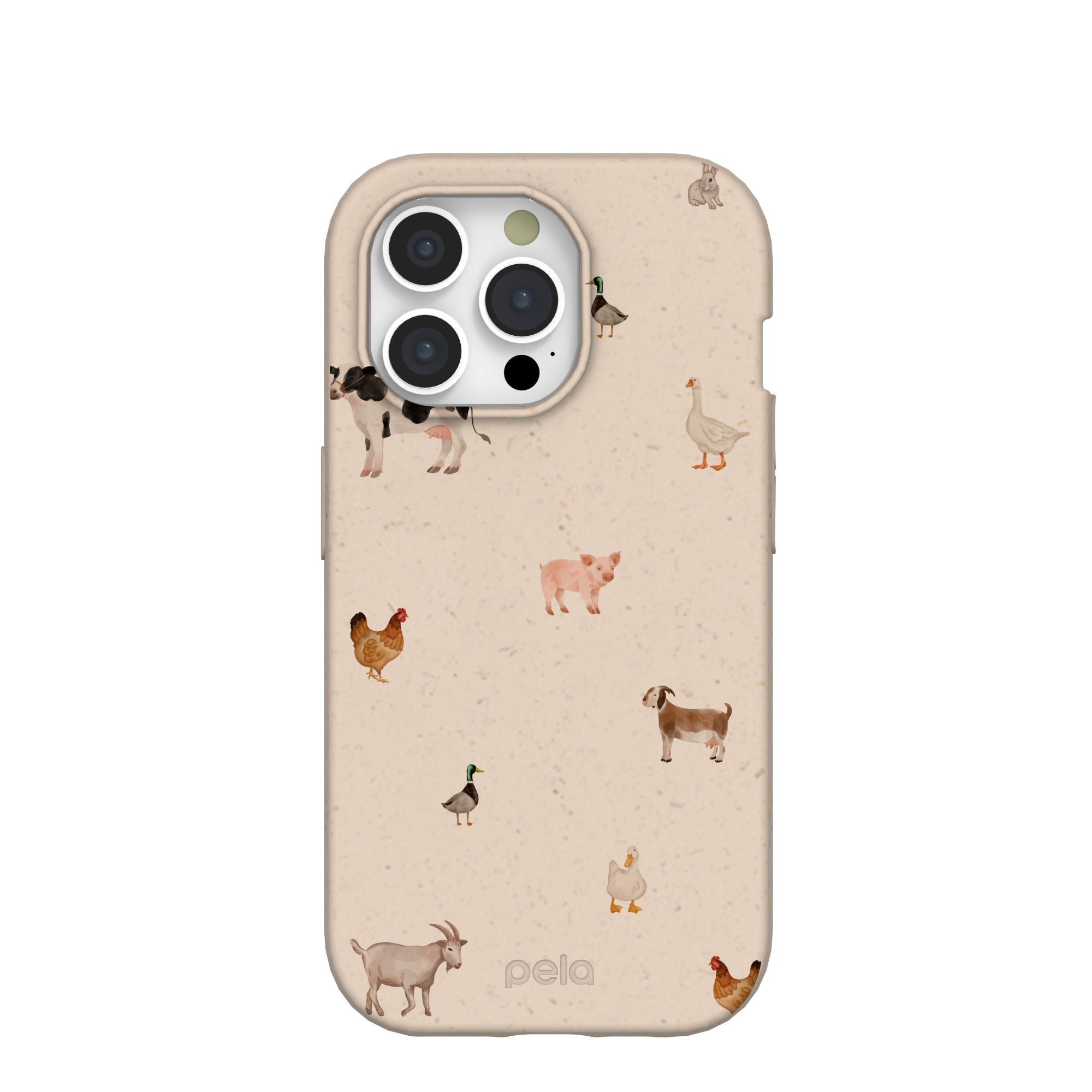 Seashell Pasture Party iPhone 15 Pro Case Refurbished - Pela Case refurbished available on Cerqular