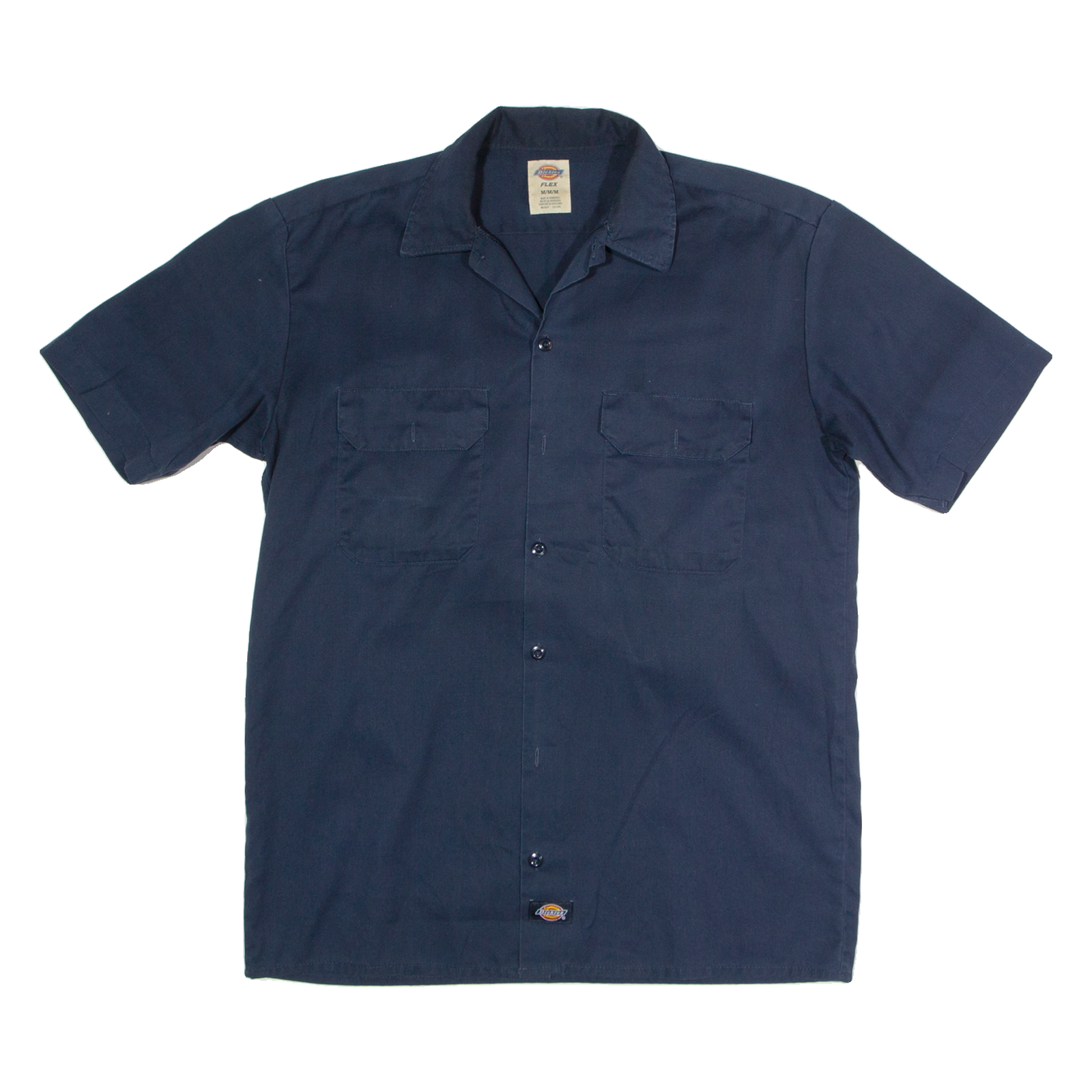 DICKIES Mens Plain Shirt Blue M Refurbished - N/A refurbished available on Cerqular