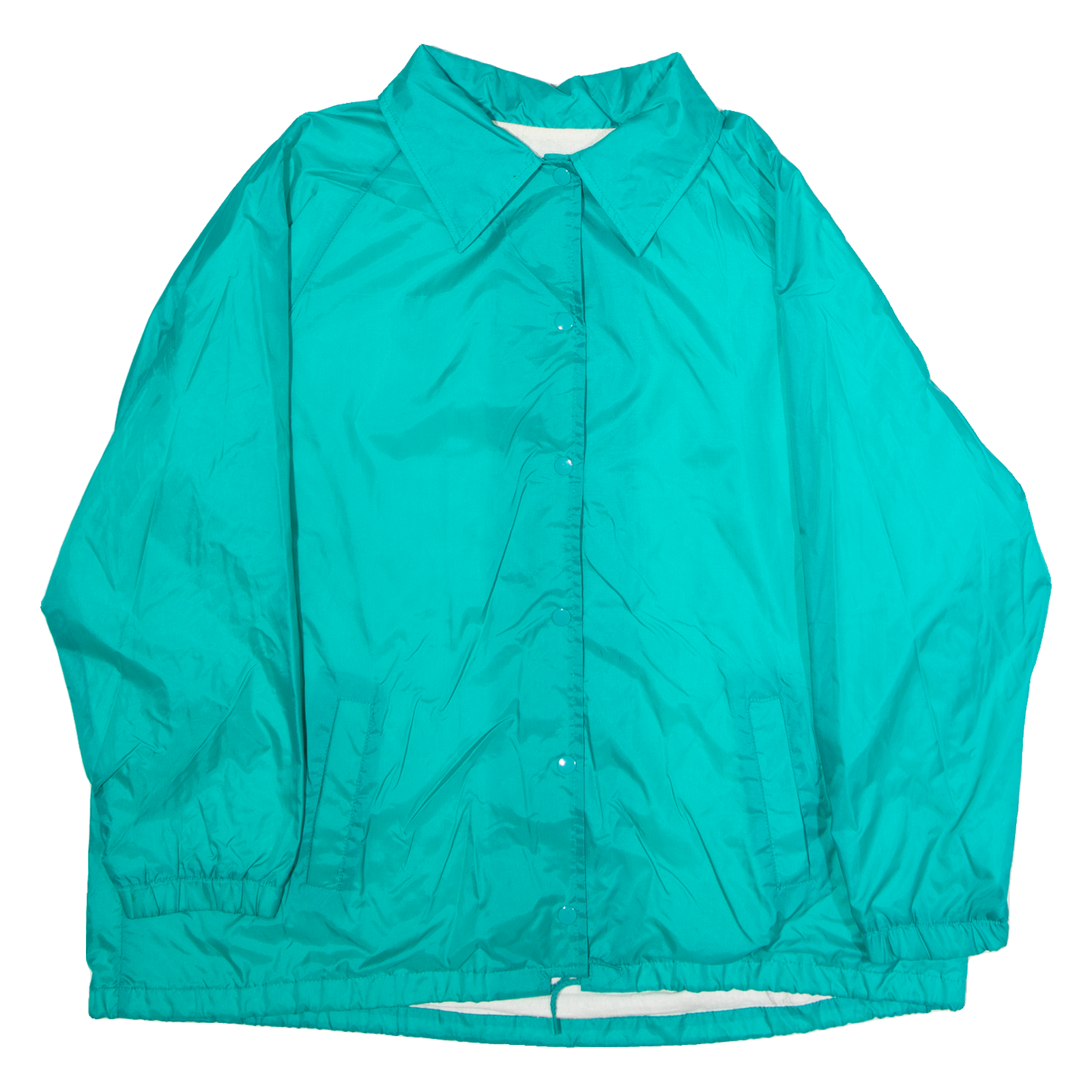 Womens Coach Jacket Green Nylon 80s 3XL Refurbished - N/A refurbished available on Cerqular