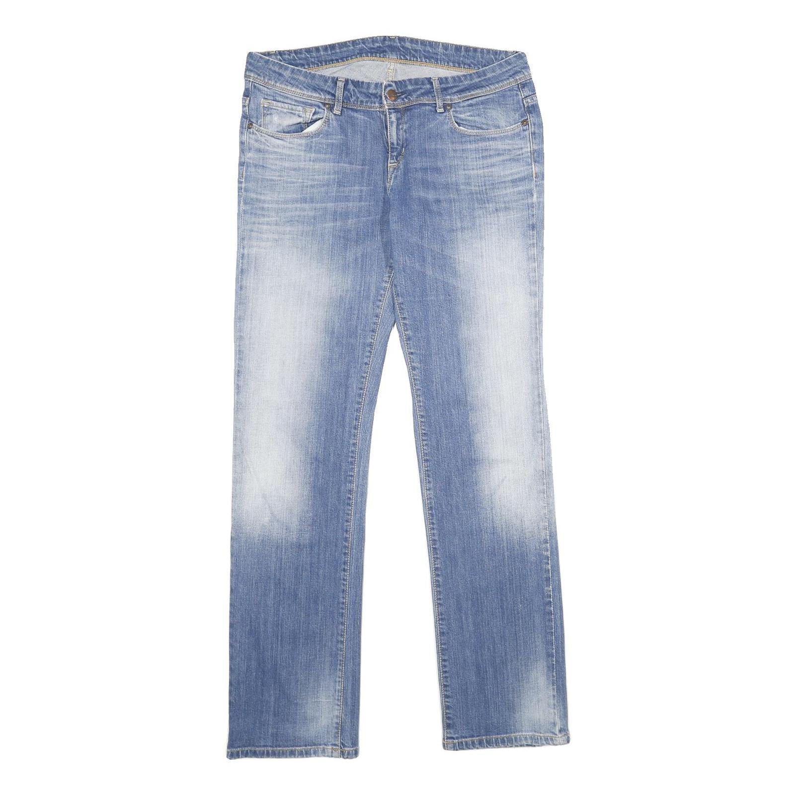 CARHARTT WIP Womens Jeans Light Blue Relaxed Straight Denim W33 L32 Casual Wear Refurbished - N/A refurbished available on Cerqular