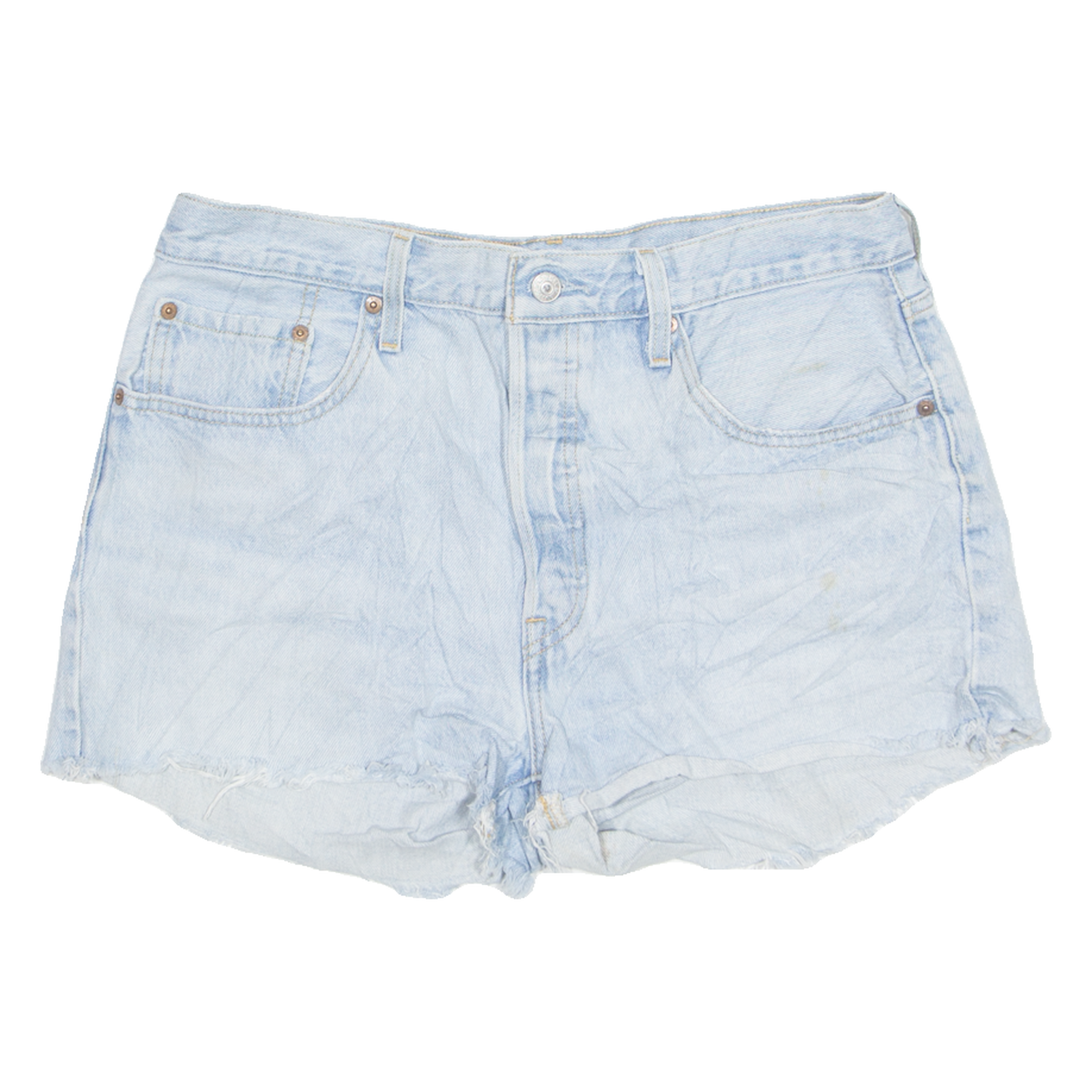 LEVI'S Cut Off 501 Womens Denim Shorts Blue M W33 Refurbished - N/A refurbished available on Cerqular