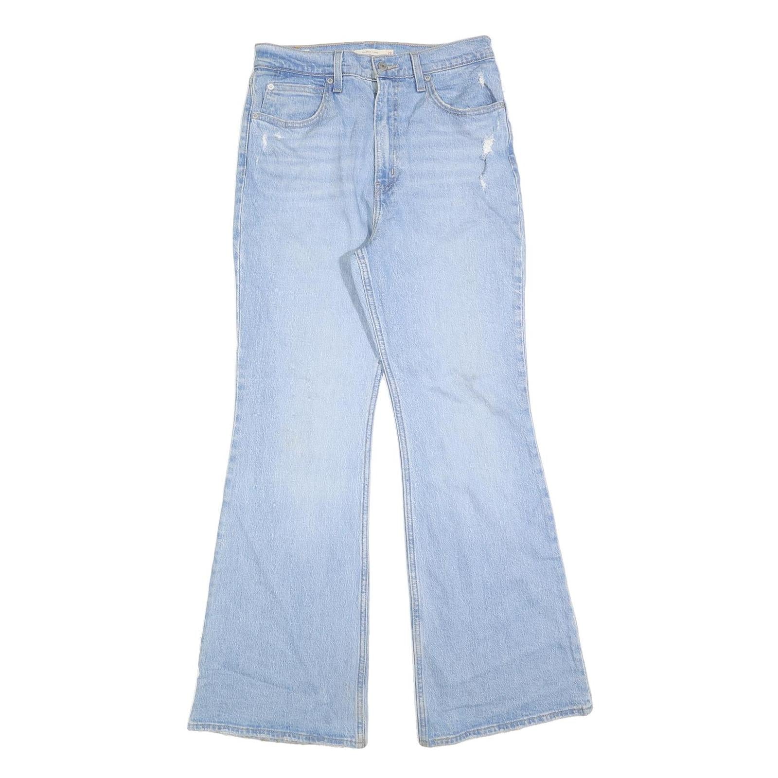 LEVI'S Womens Jeans Blue Regular Flared Denim Light W28 L32 Classic Retro Refurbished - N/A refurbished available on Cerqular