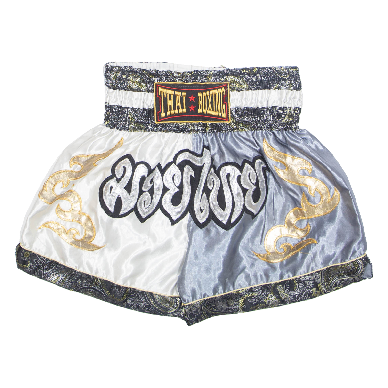 Mens Sports Shorts Grey Crazy Pattern 2XL W28 Refurbished - N/A refurbished available on Cerqular