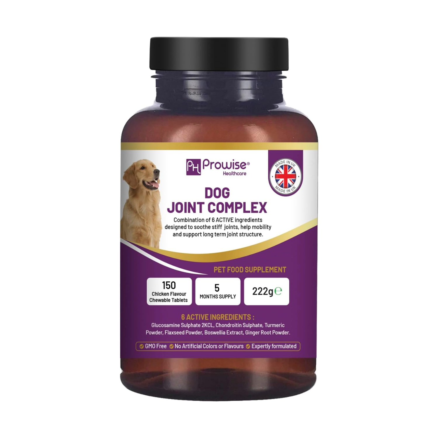 Combo Deal - Dog Joints ? and Gut Health? - Dog Joint Supplement + Pet Probiotic Plus I Made in the UK Refurbished - Prowise Healthcare refurbished available on Cerqular