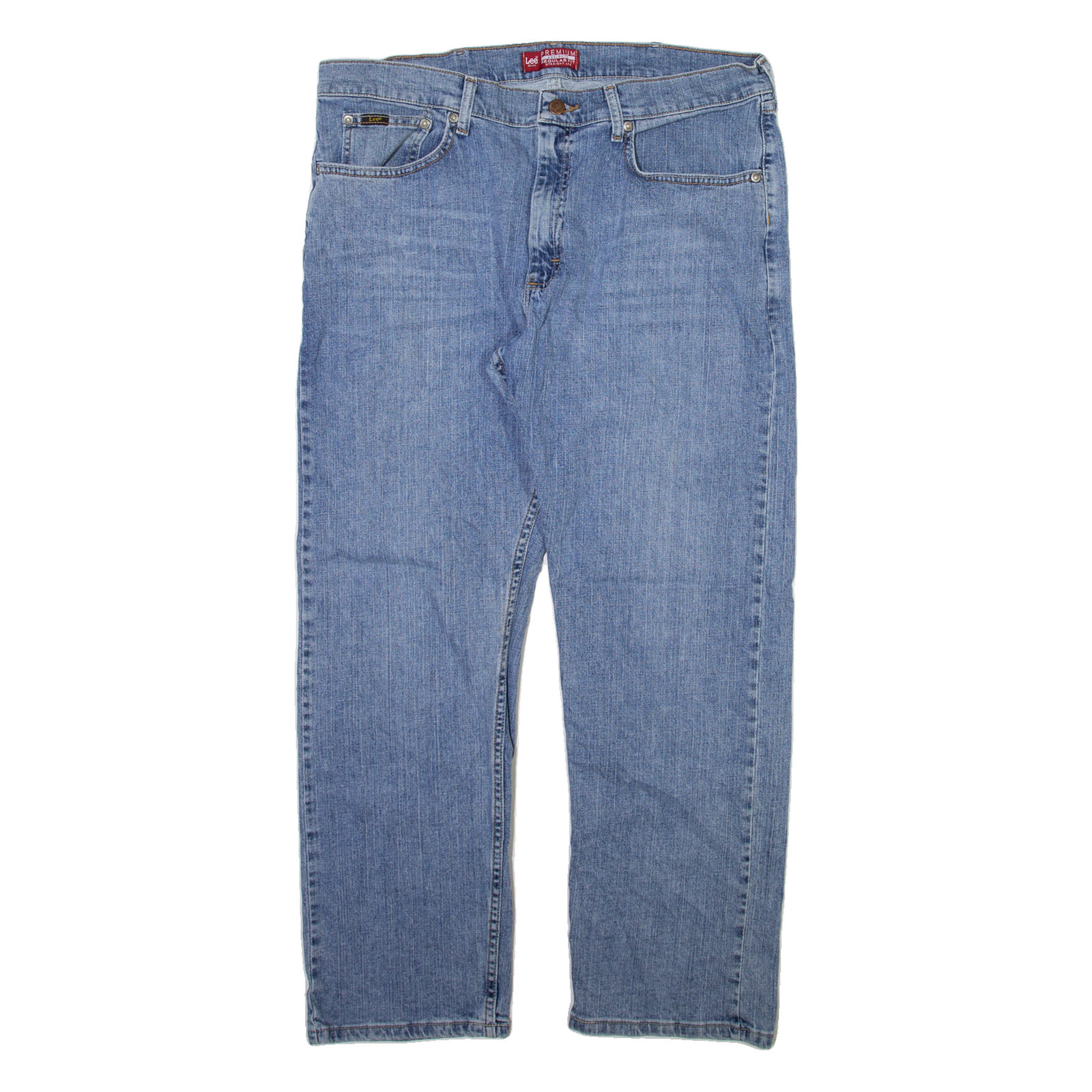 LEE Mens Jeans Blue Regular Straight W36 L28 Refurbished - N/A refurbished available on Cerqular