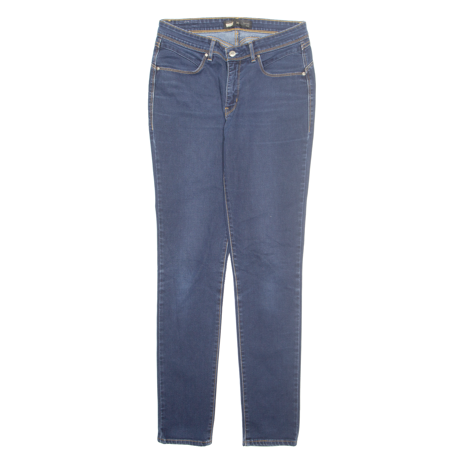 LEVI'S Womens Jeans Blue Slim Straight W30 L32 Refurbished - N/A refurbished available on Cerqular