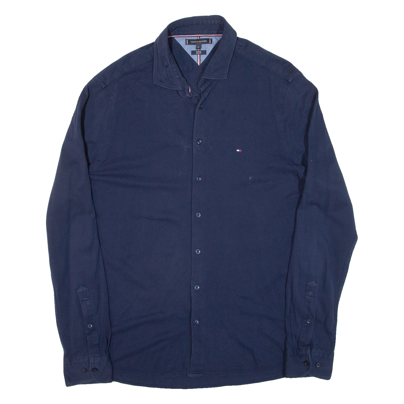 Buy TOMMY HILFIGER Slim Fit Mens Plain Shirt Blue Long Sleeve XL Refurbished - $28.59 TOMMY HILFIGER Slim Fit Mens Plain Shirt Blue Long Sleeve XL Refurbished - N/A refurbished available on Cerqular