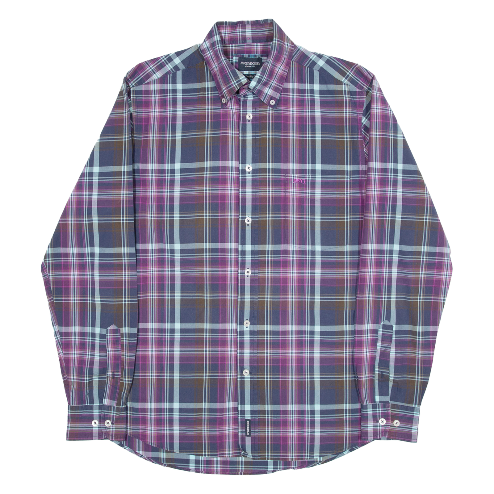 Buy MCGREGOR New York 1921 Mens Shirt Purple 90s Check Long Sleeve M Refurbished - $21.83 MCGREGOR New York 1921 Mens Shirt Purple 90s Check Long Sleeve M Refurbished - N/A refurbished available on Cerqular