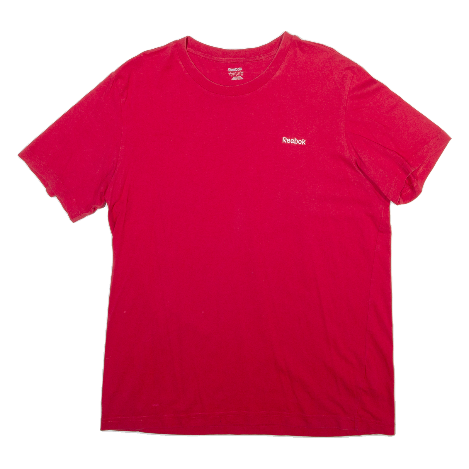 REEBOK Mens T-Shirt Red L Refurbished - N/A refurbished available on Cerqular
