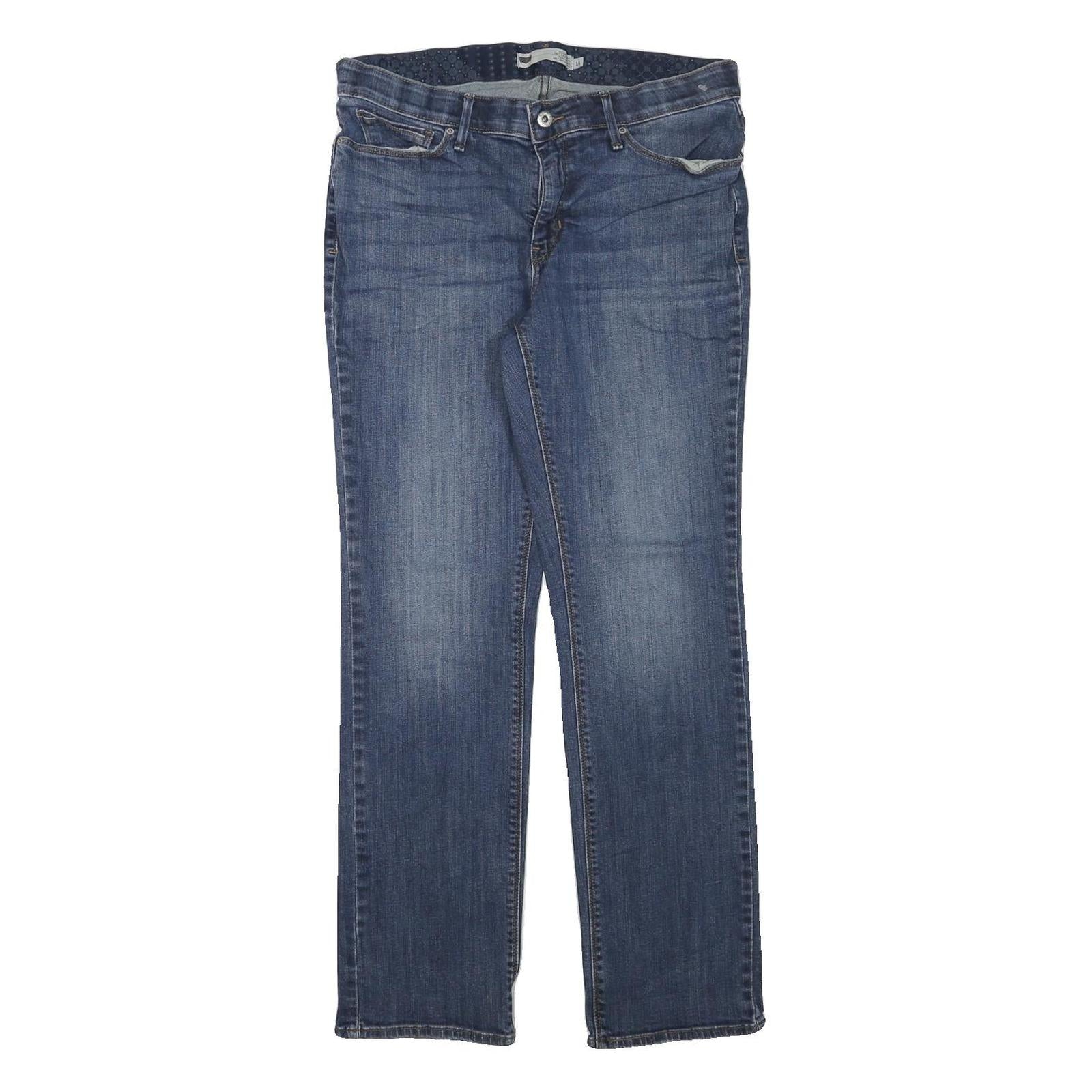 LEVI'S Womens Jeans Blue Regular Straight Denim Medium W32 L30 Classic Zip Refurbished - N/A refurbished available on Cerqular