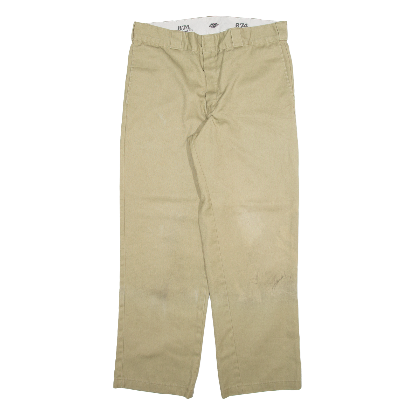 DICKIES 874 Workwear Mens Trousers Beige Regular Straight W32 L28 Refurbished - N/A refurbished available on Cerqular