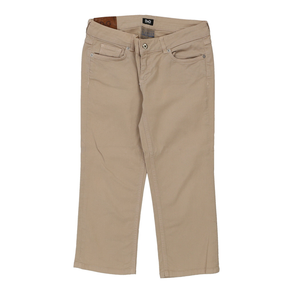 Buy Dolce & Gabbana Jeans - 29W UK 8 Beige Cotton | Size: UK 8 Refurbished - $60.03 Dolce & Gabbana Jeans - 29W UK 8 Beige Cotton | Size: UK 8 Refurbished - N/A (Preloved Designer is not a specific brand, it refurbished available on Cerqular