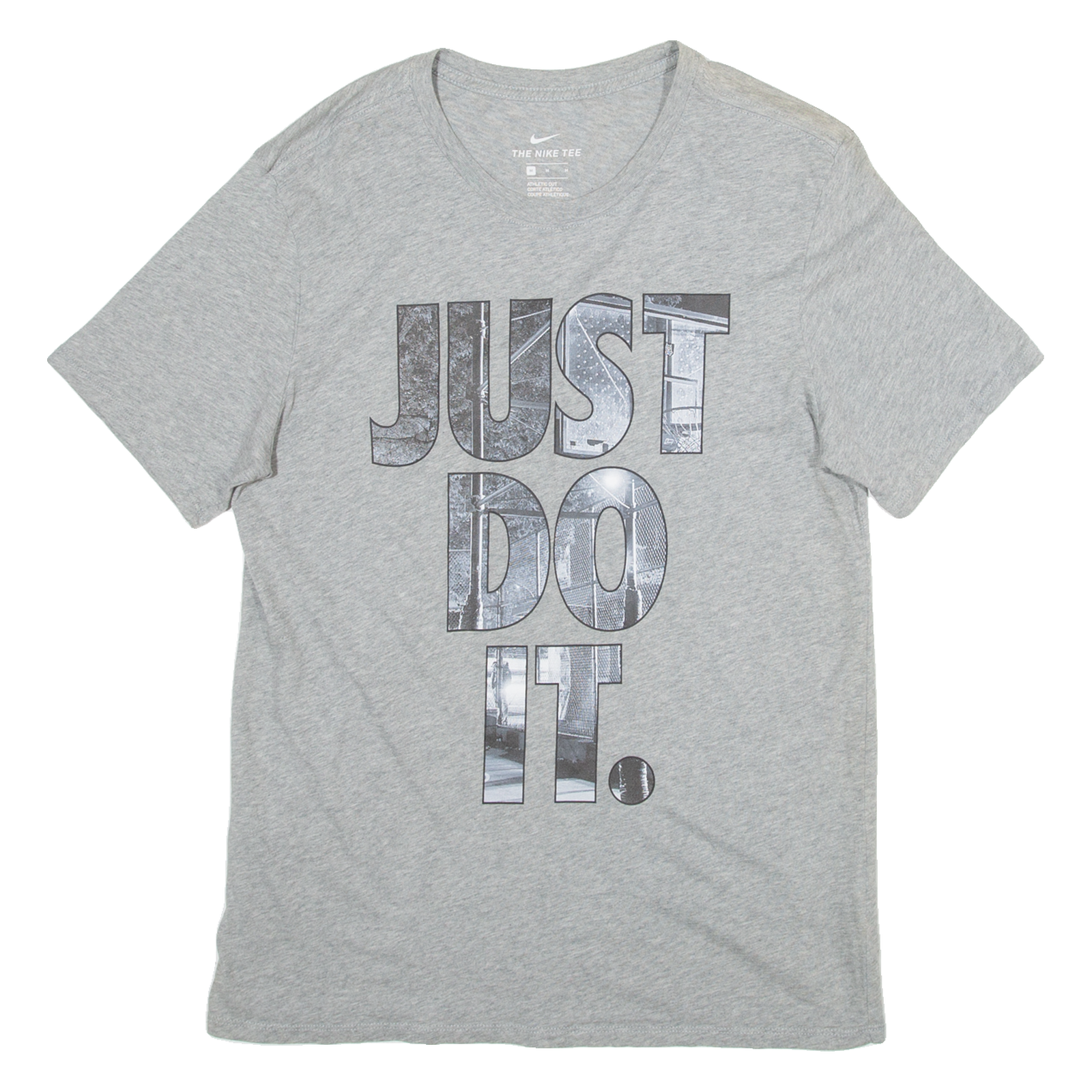 NIKE Womens T-Shirt Grey M Refurbished - N/A refurbished available on Cerqular