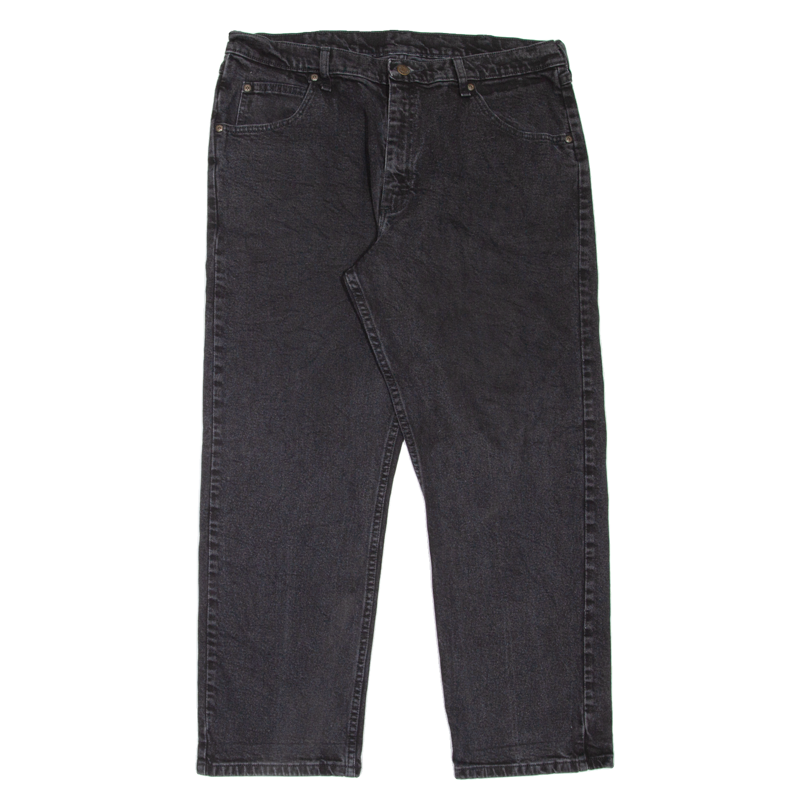 WRANGLER Mens Jeans Black Relaxed Tapered W34 L28 Refurbished - N/A refurbished available on Cerqular