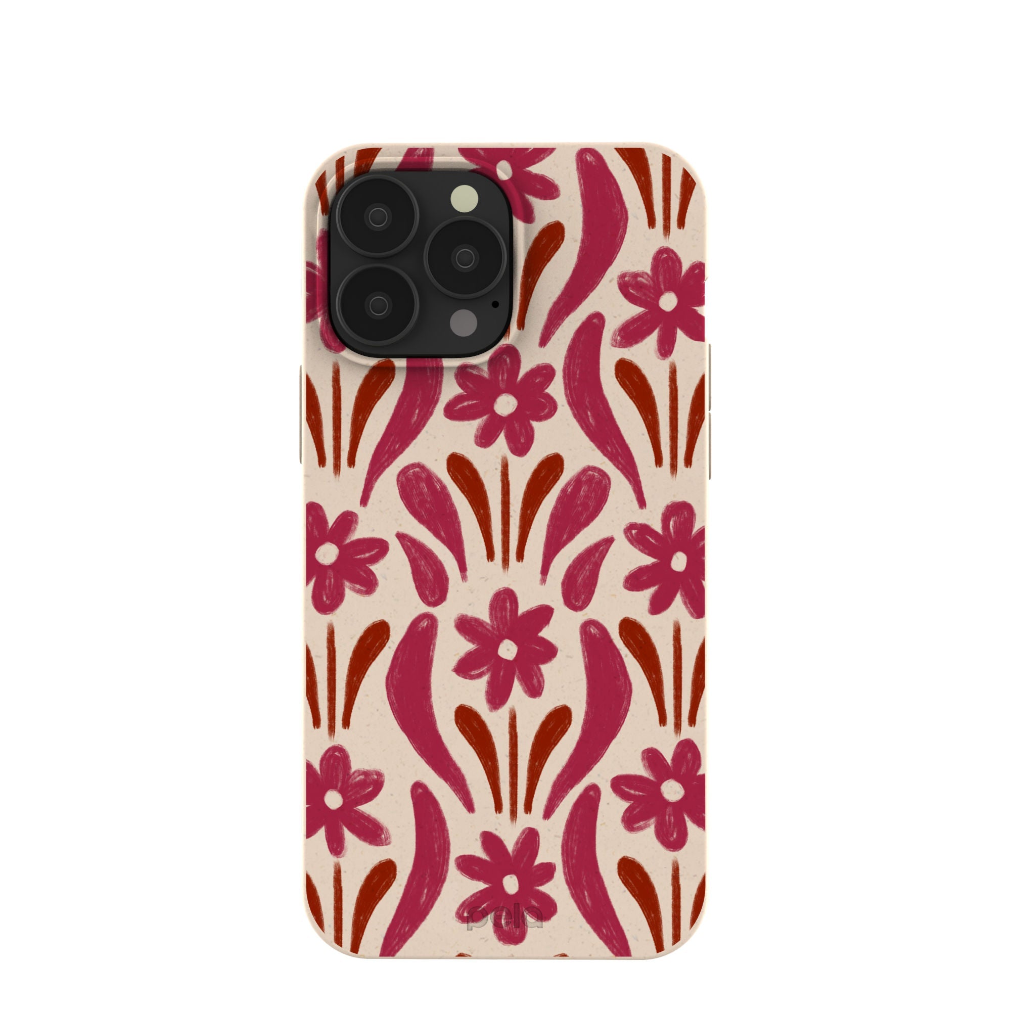 Seashell Flower Stack iPhone 13 Pro Max Case Refurbished - Pela Case refurbished available on Cerqular