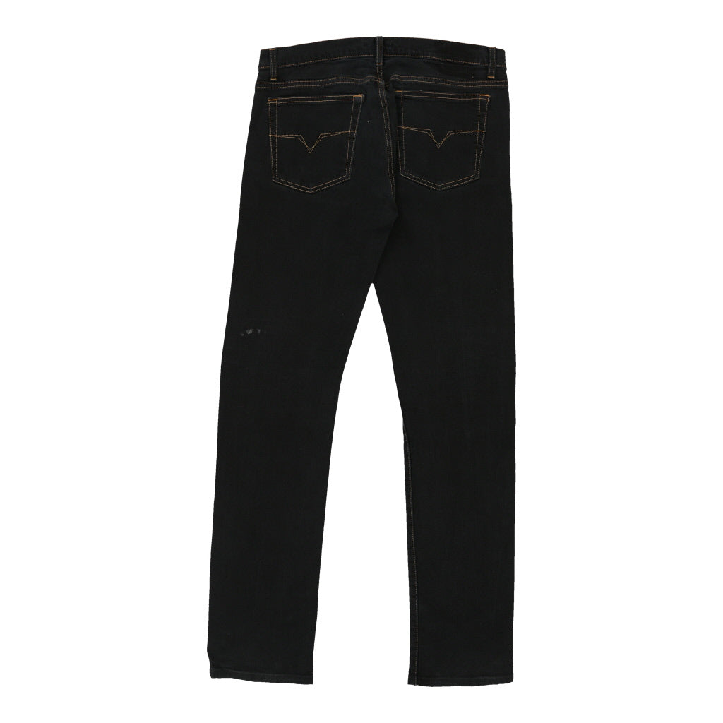 Buy Versace Jeans Couture Trousers - 32W UK 12 Black Cotton Refurbished - $30.14 Versace Jeans Couture Trousers - 32W UK 12 Black Cotton Refurbished - Thrifted (note: this is a term often used to describe second- refurbished available on Cerqular