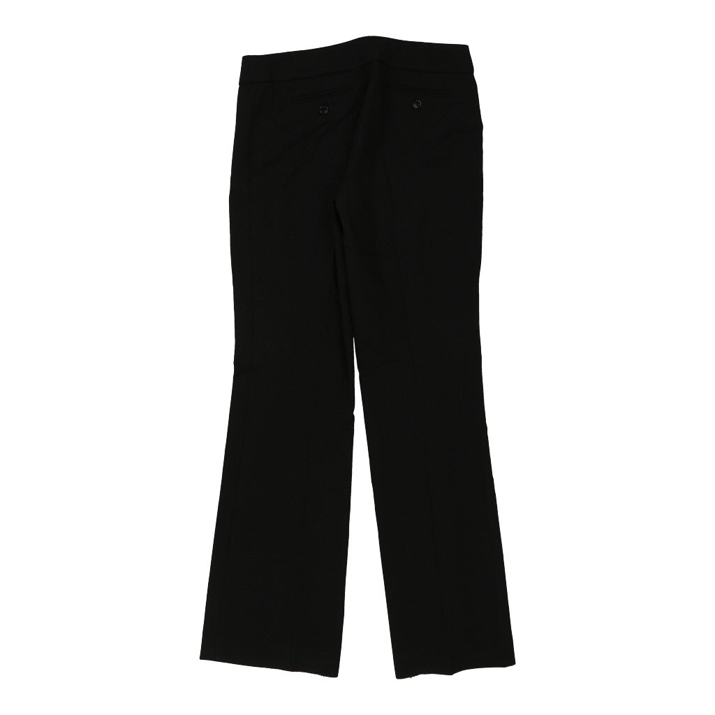 Seventy Trousers - 32W UK 12 Black Wool Blend Refurbished - Thrifted (note: this is a term often used to describe second- refurbished available on Cerqular