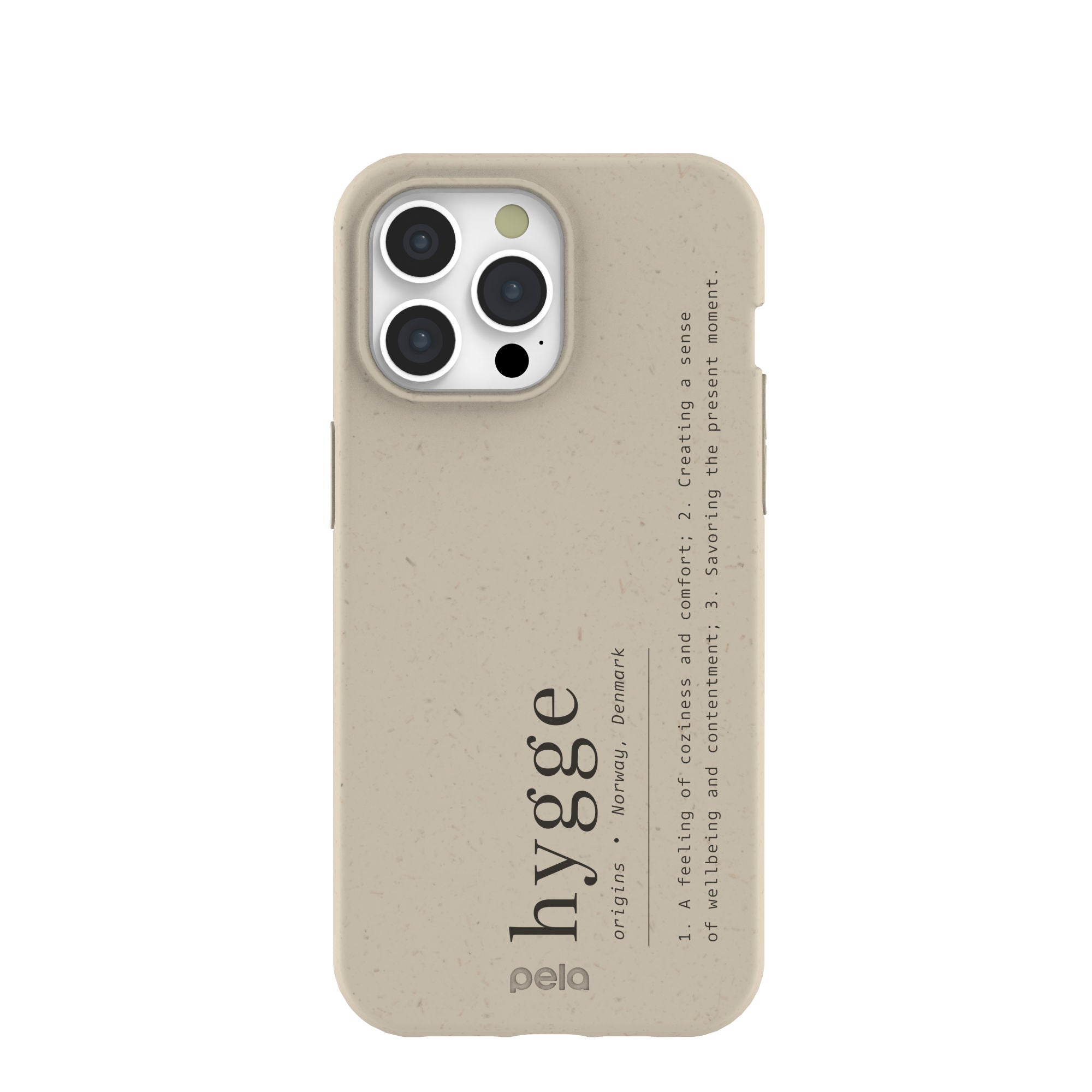 London Fog Hygge iPhone 15 Pro Max Case Refurbished - Pela Case refurbished available on Cerqular