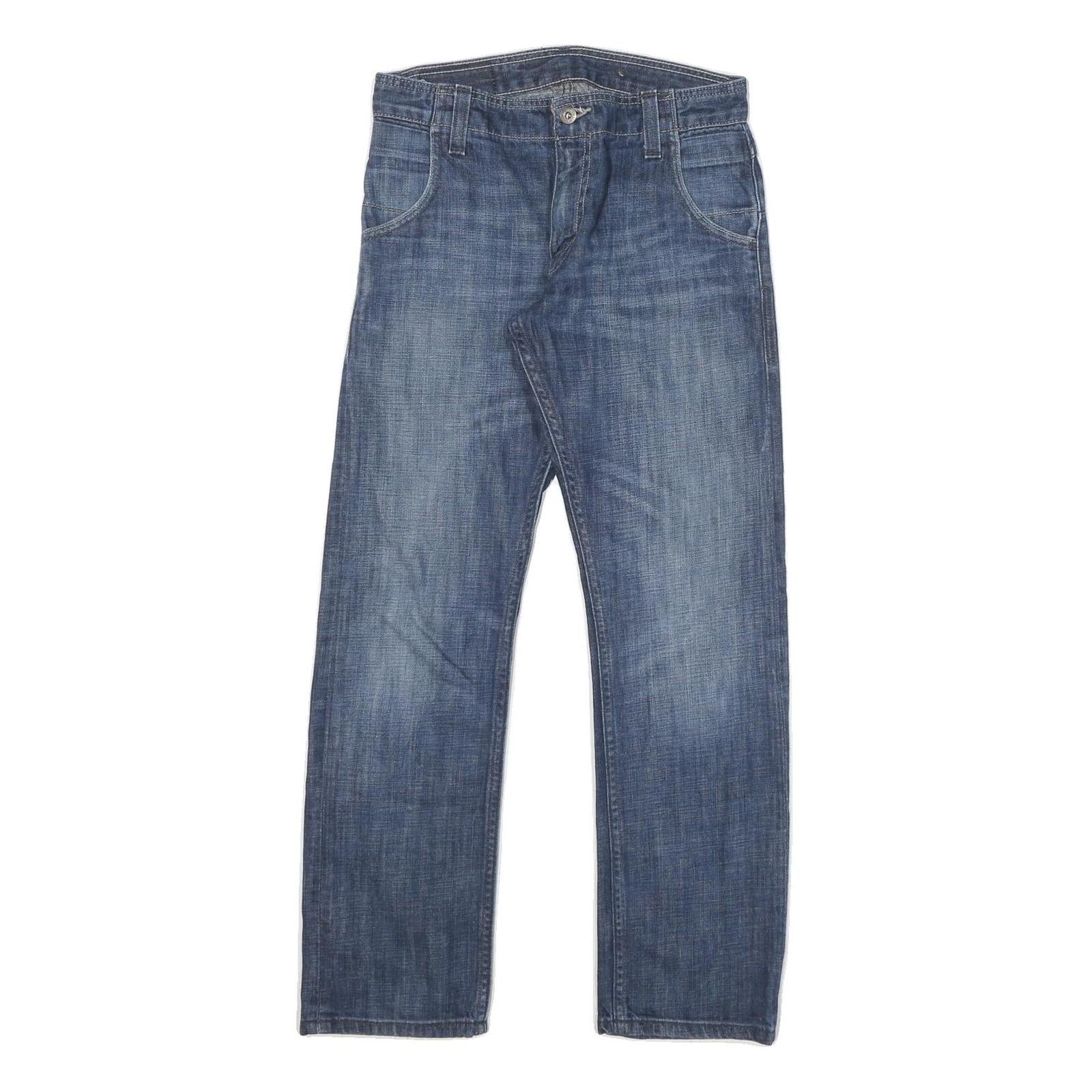 LEVI'S 514 Mens Jeans Blue Slim Straight Denim Medium W30 L30 Slim Fit Zip Refurbished - N/A refurbished available on Cerqular