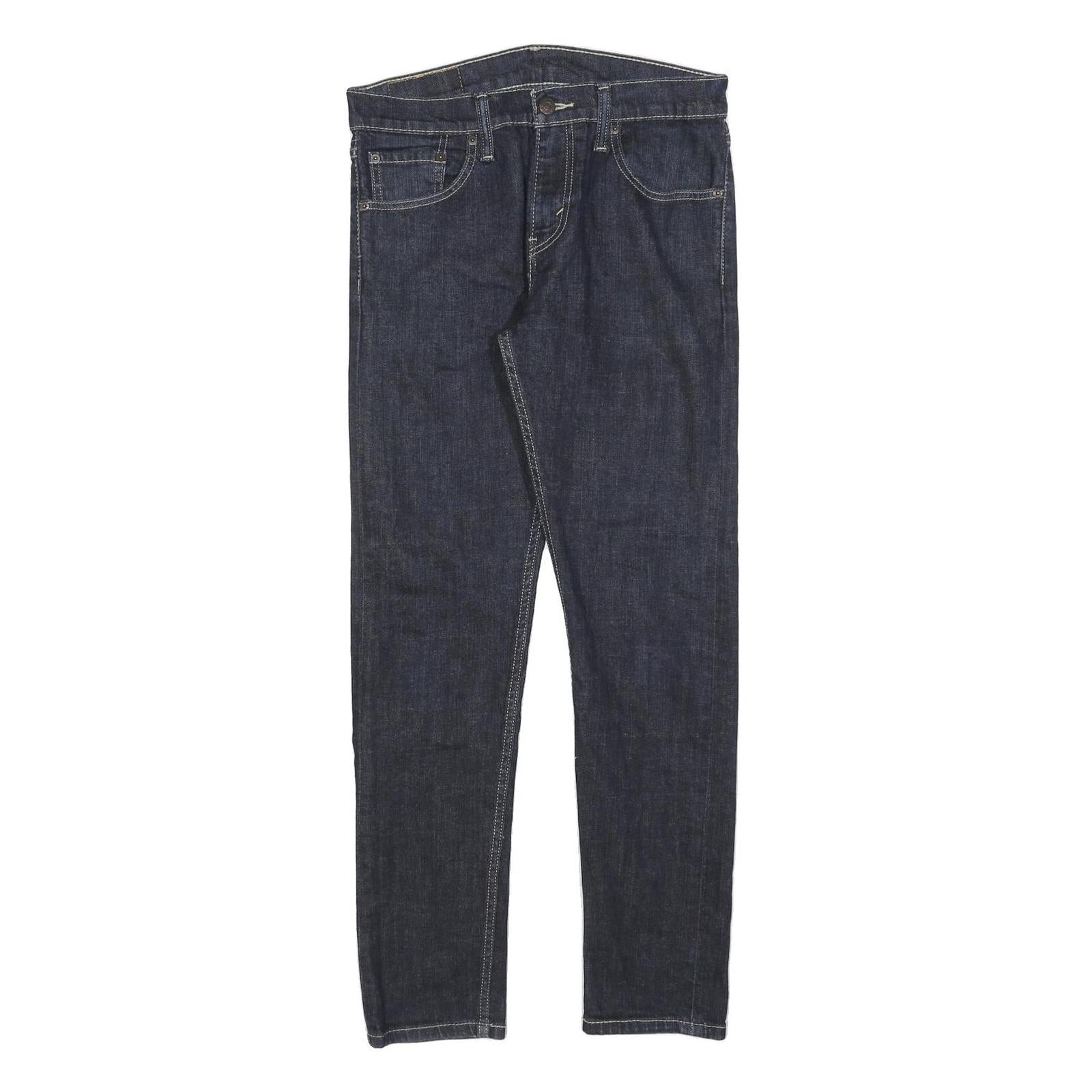 LEVI'S 508 Tapered Mens Jeans Blue Slim Tapered Denim Raw W28 L30 Refurbished - N/A refurbished available on Cerqular