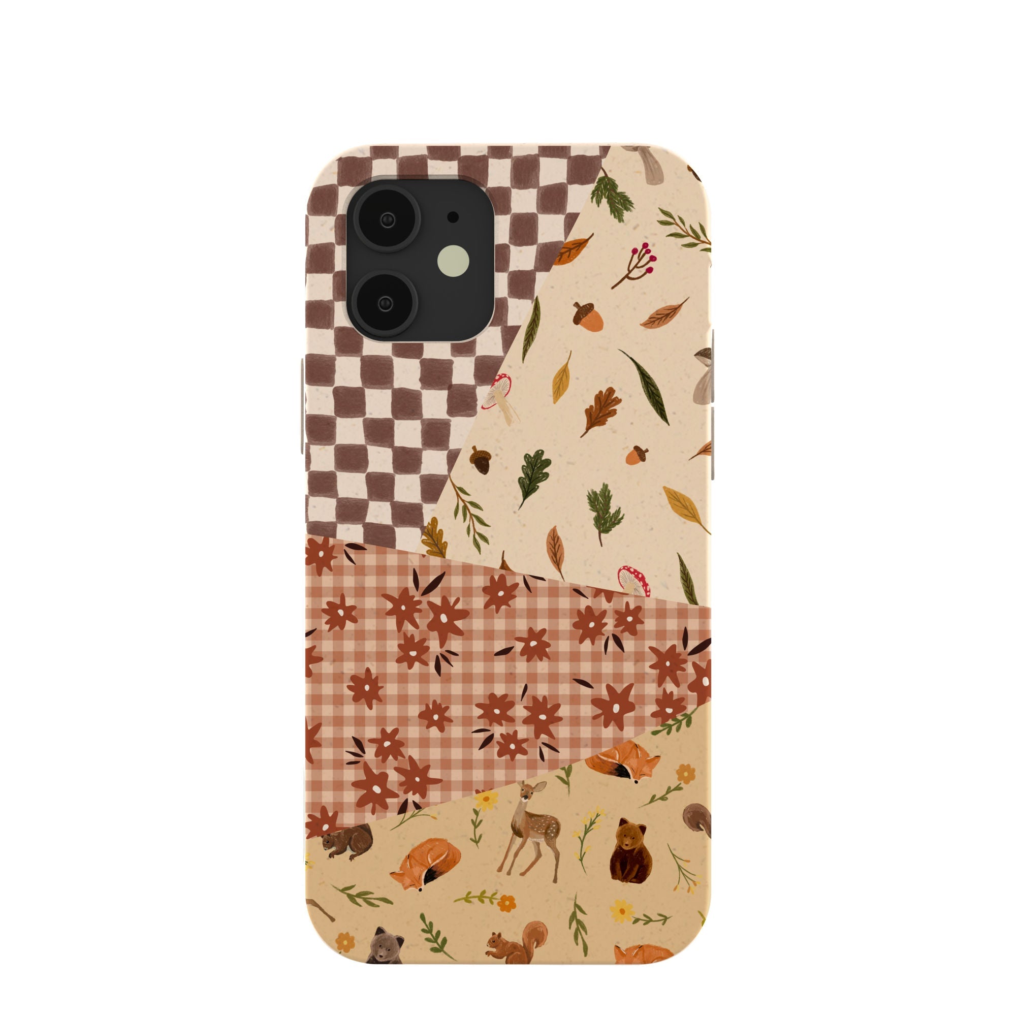 Seashell Autumn Quilt iPhone 12/ iPhone 12 Pro Case Refurbished - Pela Case refurbished available on Cerqular
