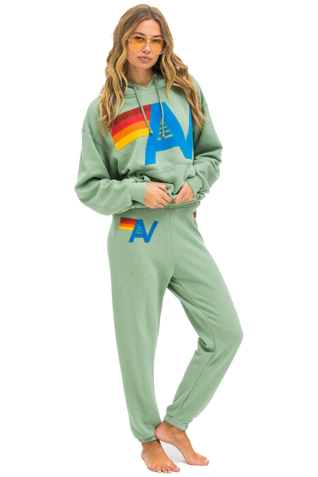 Hoodie Hdprxstlo Sage | Color: SAGE | Size: S Refurbished - Rue Madame is a known brand, and the standardized name is " refurbished available on Cerqular
