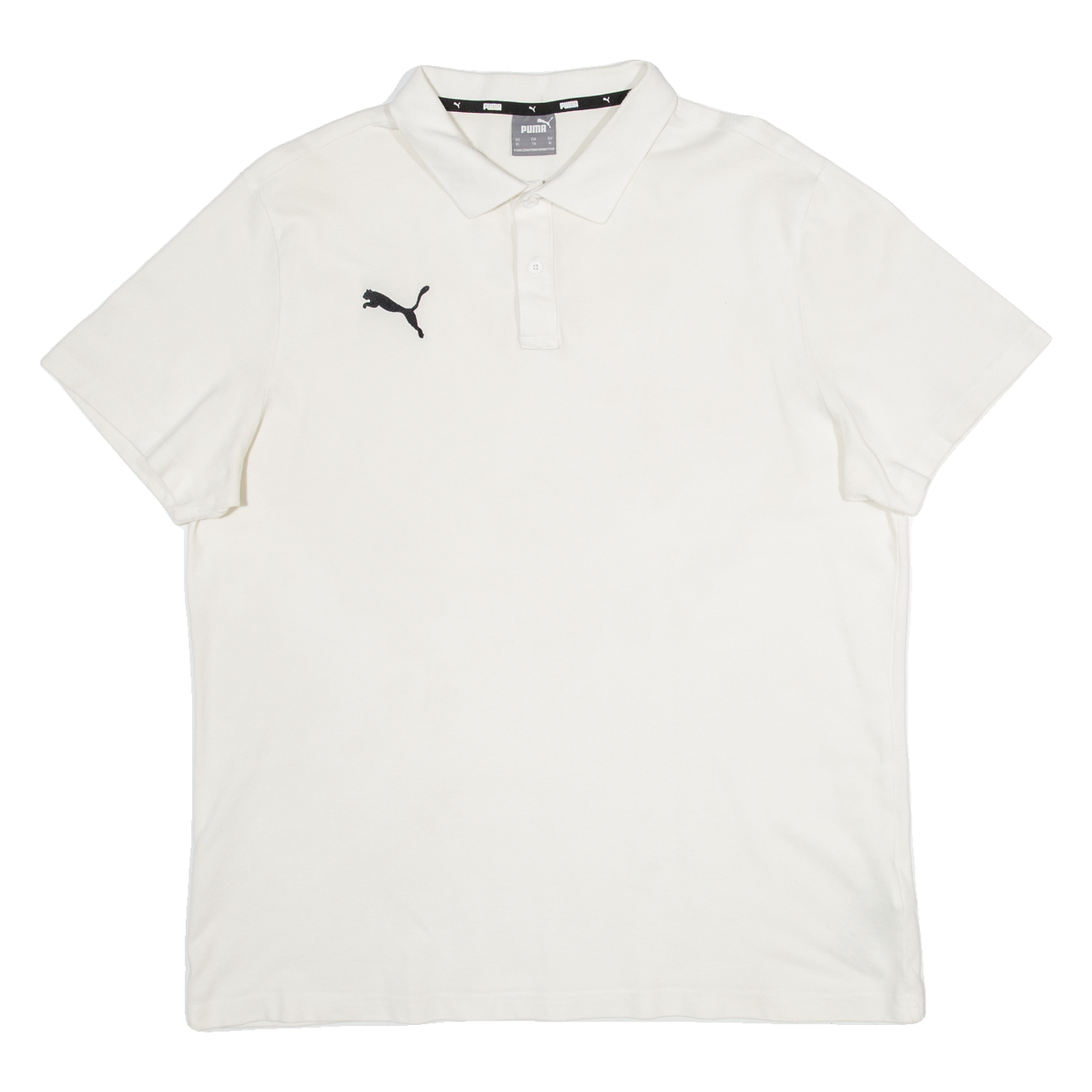 PUMA Mens Polo Shirt White XL Refurbished - N/A refurbished available on Cerqular