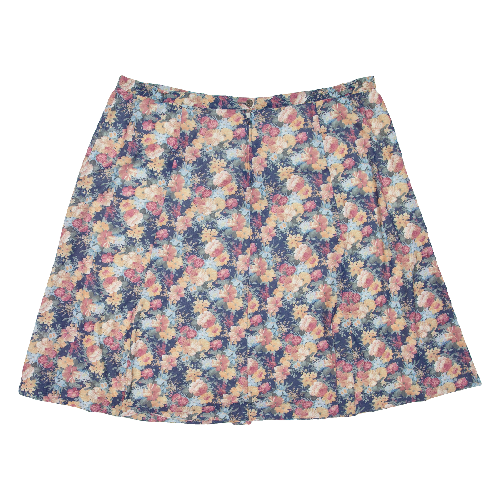 Womens Skater Skirt Blue Short Floral XL Refurbished - N/A refurbished available on Cerqular