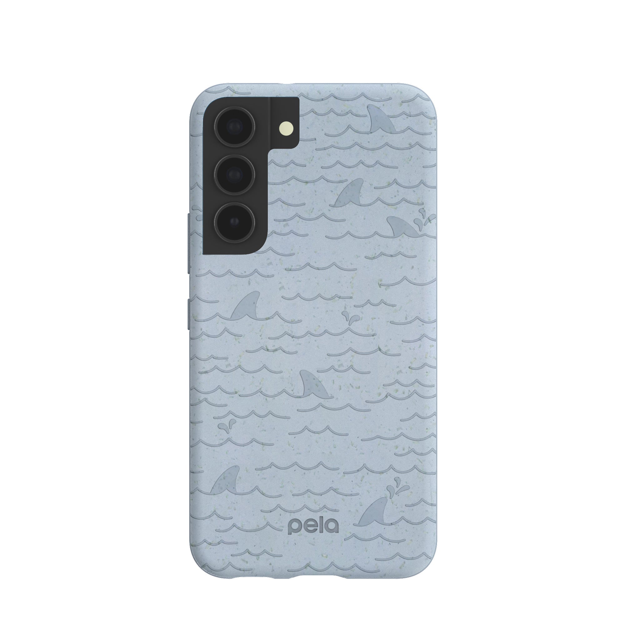 Powder Blue Fin Samsung Galaxy S22 Case Refurbished - Pela Case refurbished available on Cerqular