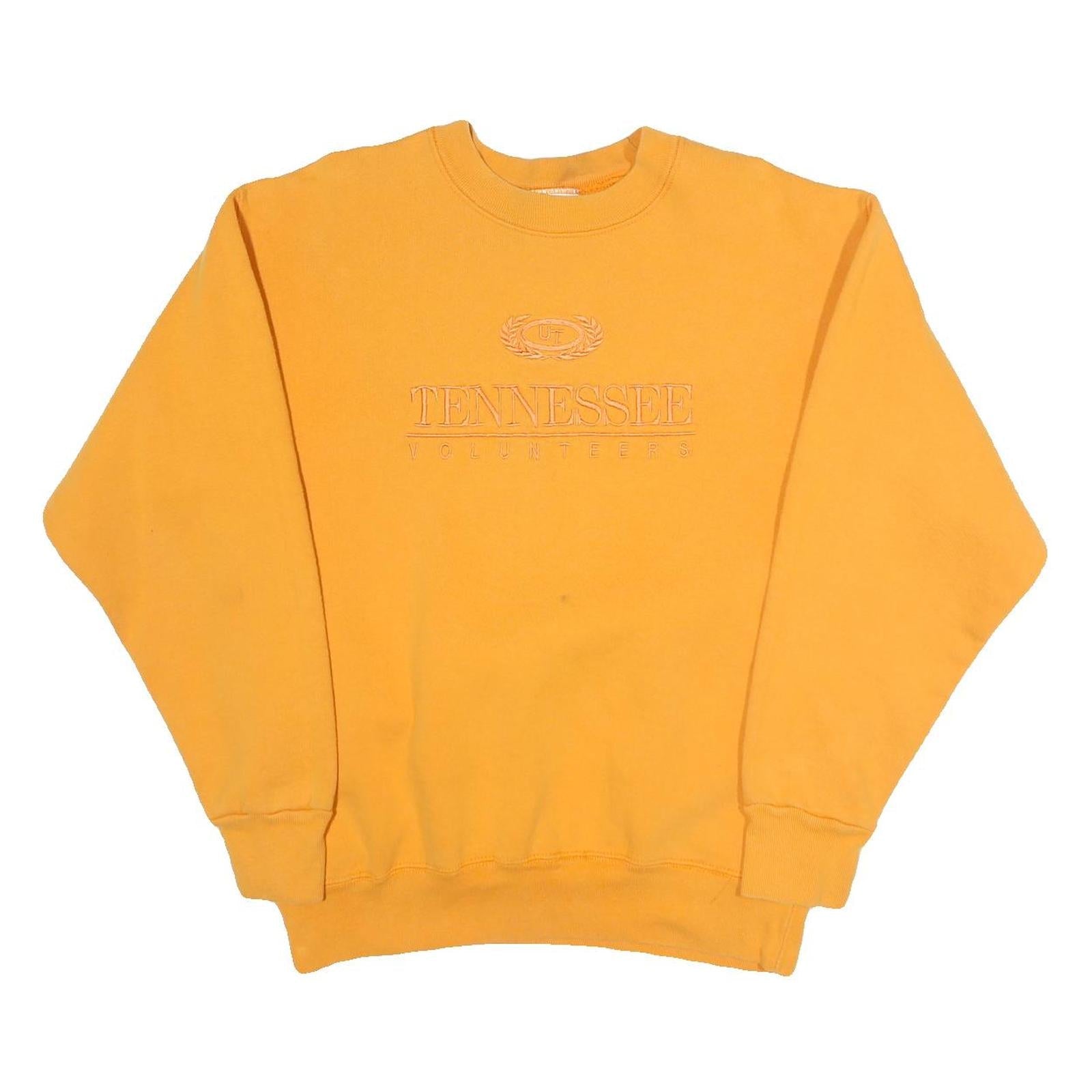 PRIVATE STOCK Mens Yellow Tennessee Volunteers Crew Neck M Cotton Blend Refurbished - N/A refurbished available on Cerqular