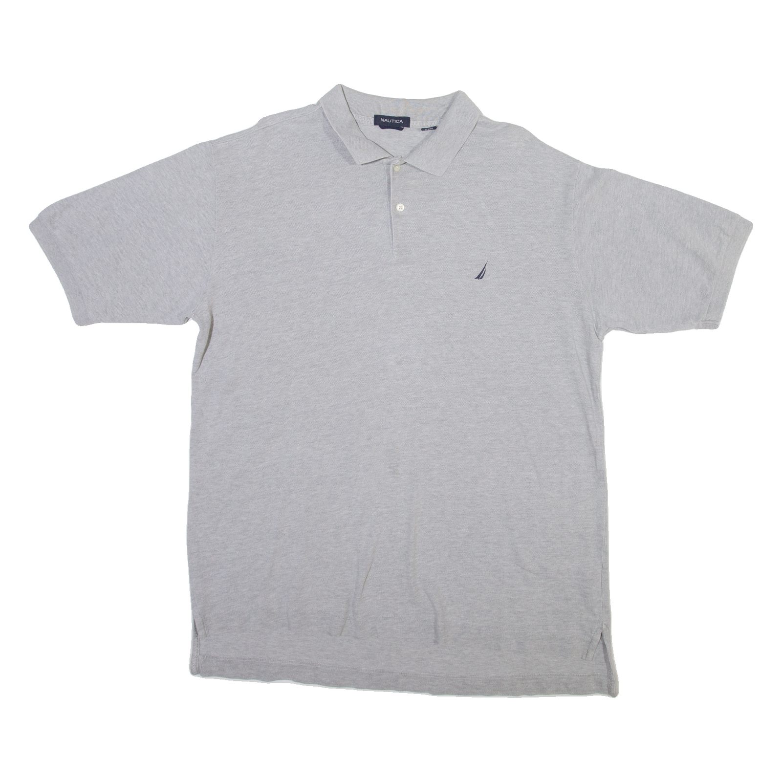 NAUTICA Mens Polo Shirt Grey L Refurbished - N/A refurbished available on Cerqular