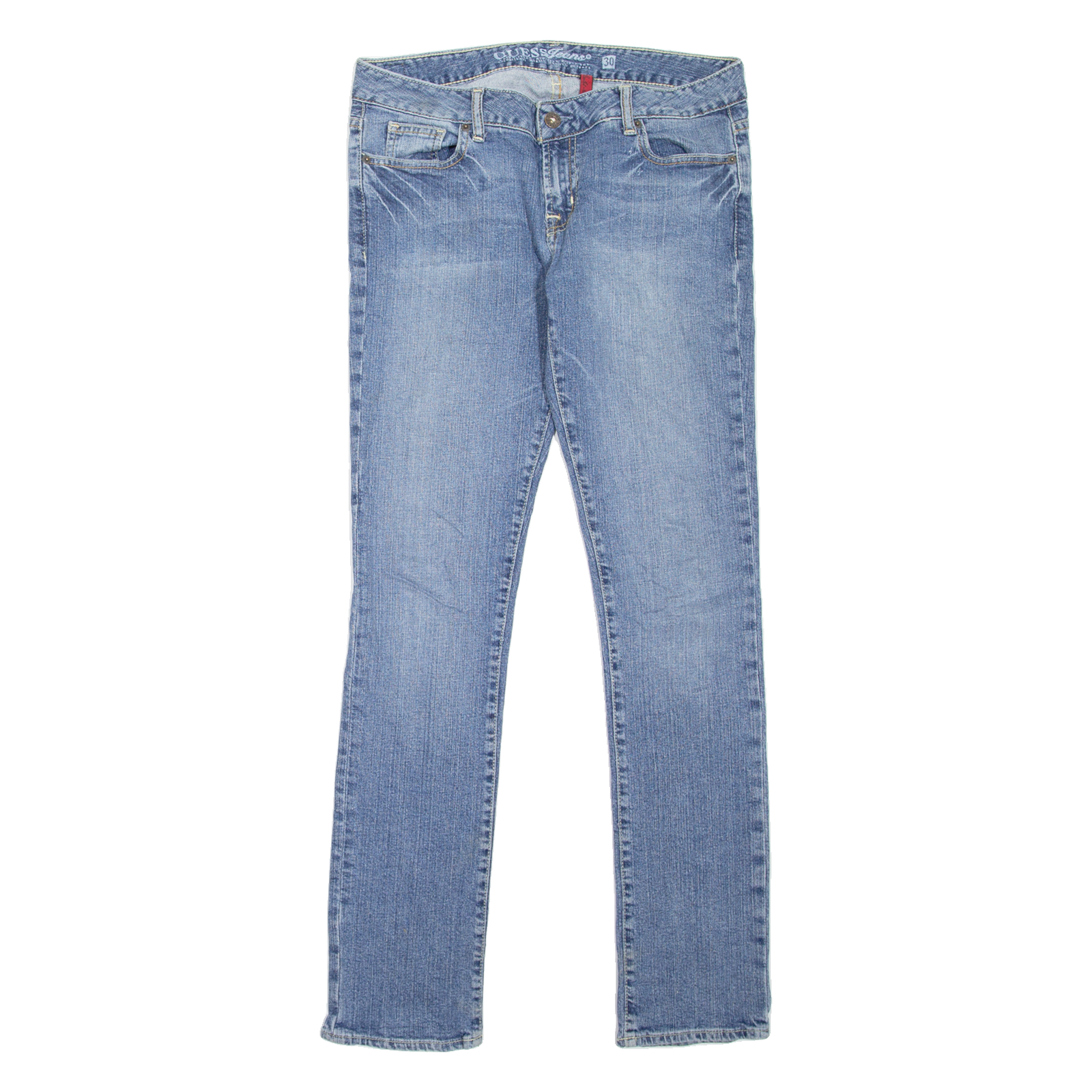 GUESS Starlet Womens Jeans Blue Slim Skinny Stone Wash W30 L31 Refurbished - N/A refurbished available on Cerqular