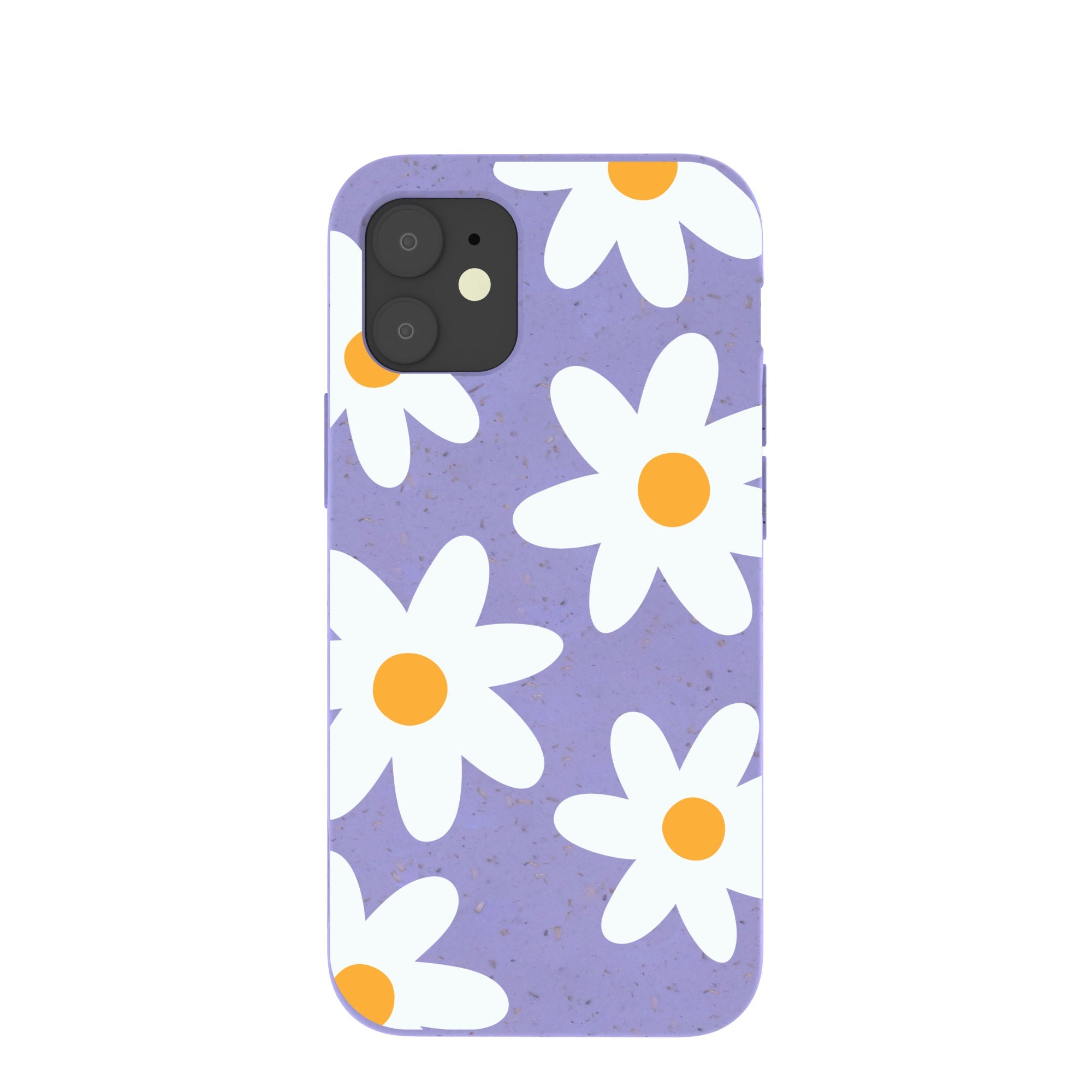 Lavender Daisy iPhone 12 Mini Case Refurbished - Pela Case refurbished available on Cerqular