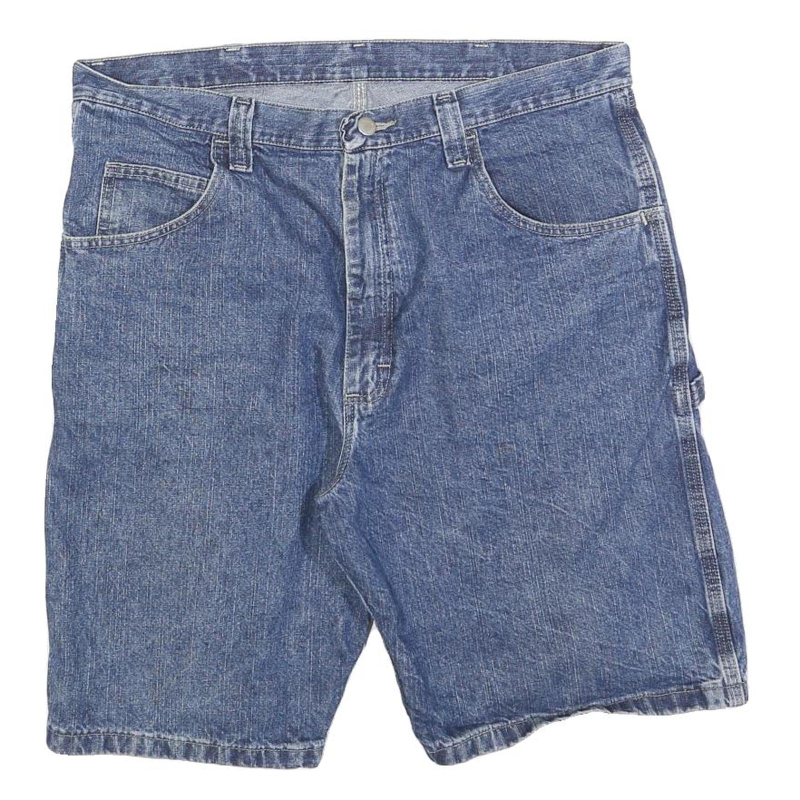 Buy WRANGLER Mens Denim Blue Casual Shorts L W36 Comfortable Cotton Blend Refurbished - $45.49 WRANGLER Mens Denim Blue Casual Shorts L W36 Comfortable Cotton Blend Refurbished - N/A refurbished available on Cerqular