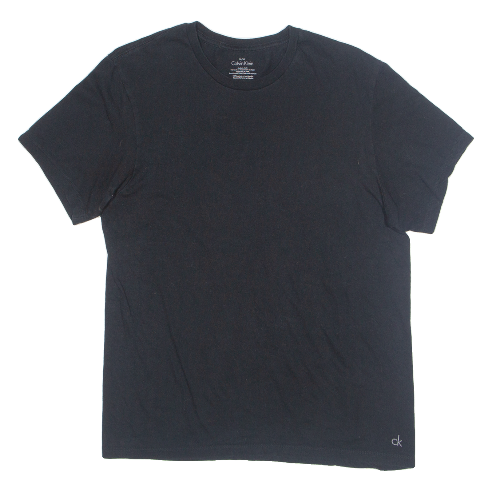 CALVIN KLEIN Mens T-Shirt Black M Refurbished - N/A refurbished available on Cerqular
