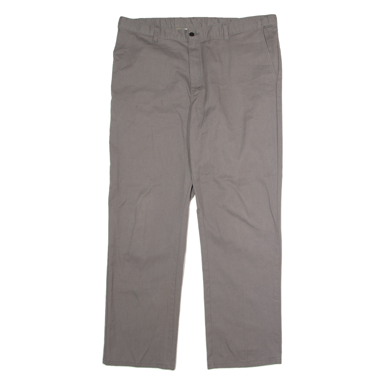 DICKIES Workwear Mens Trousers Grey Regular Straight W38 L32 Refurbished - N/A refurbished available on Cerqular