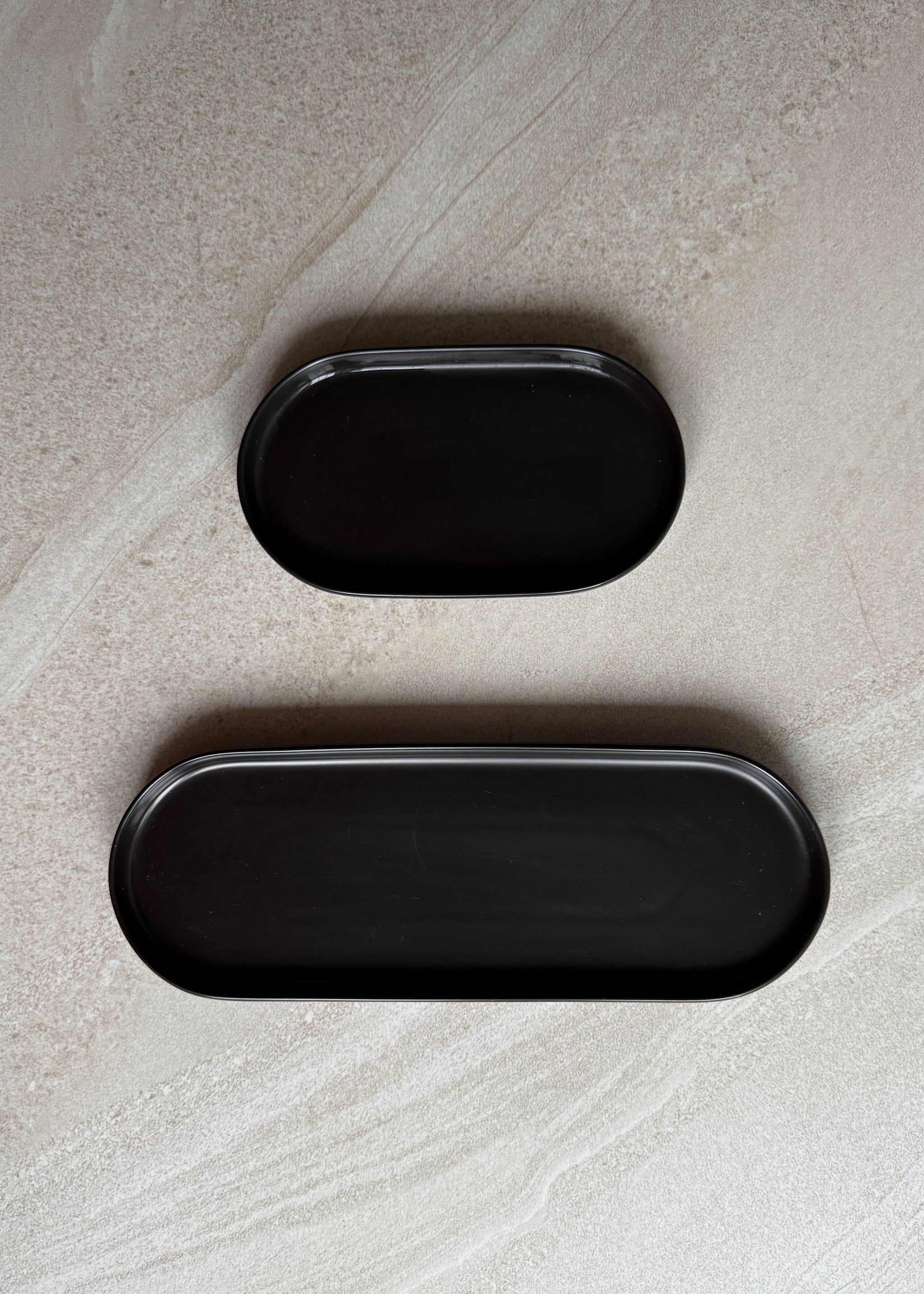 Deco Catchall Tray Large | Colour: Black Refurbished - Murchison-Hume refurbished available on Cerqular