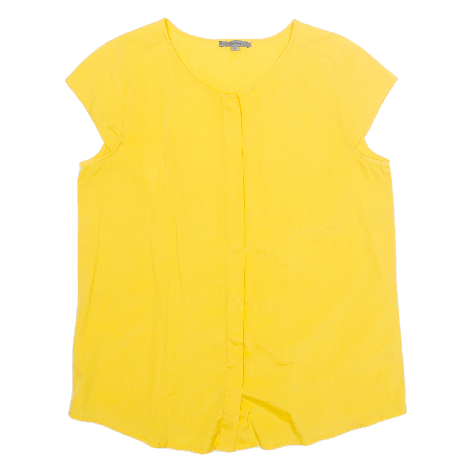 MONTEGO Womens Top Yellow M Refurbished - N/A refurbished available on Cerqular