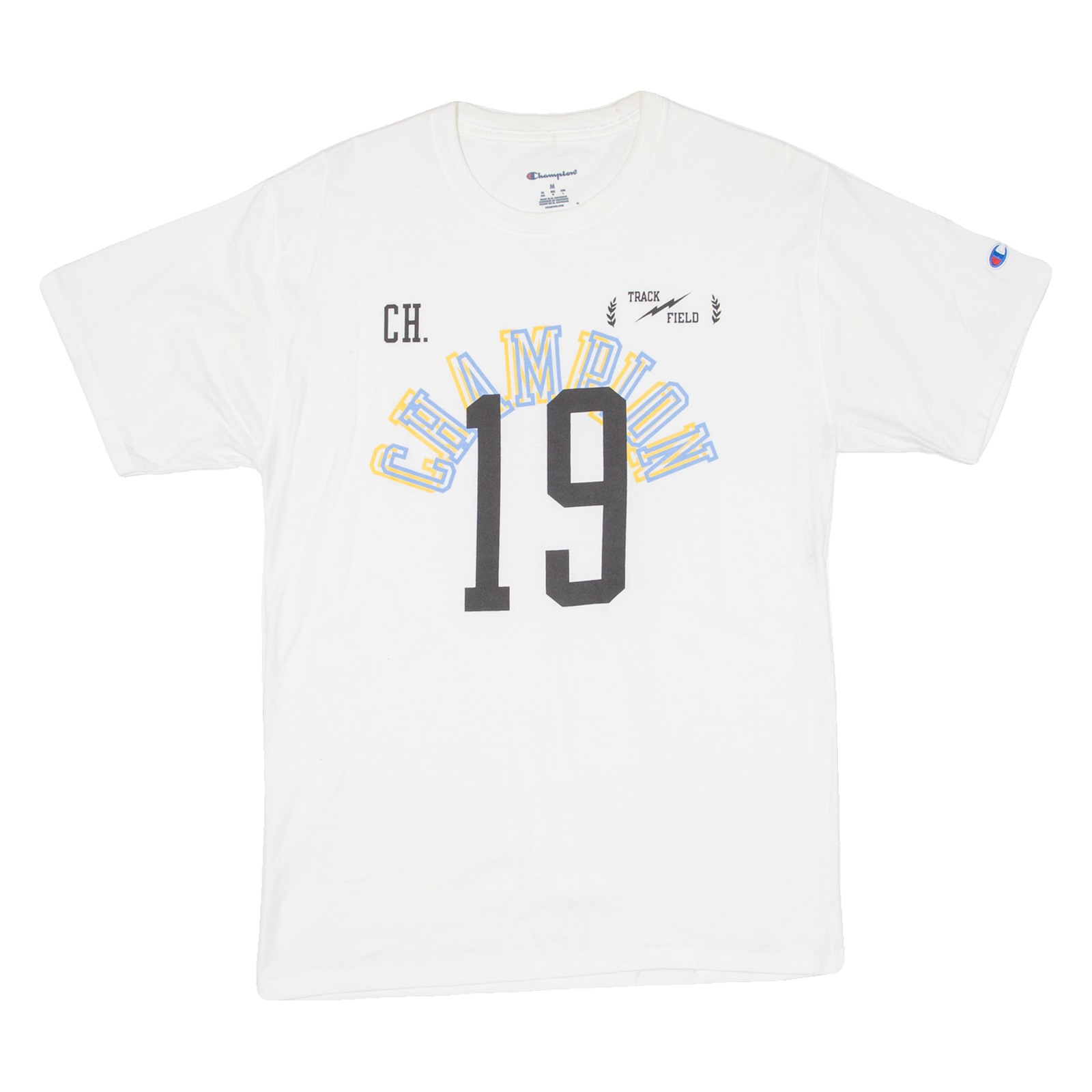 CHAMPION Mens T-Shirt White M Refurbished - N/A refurbished available on Cerqular