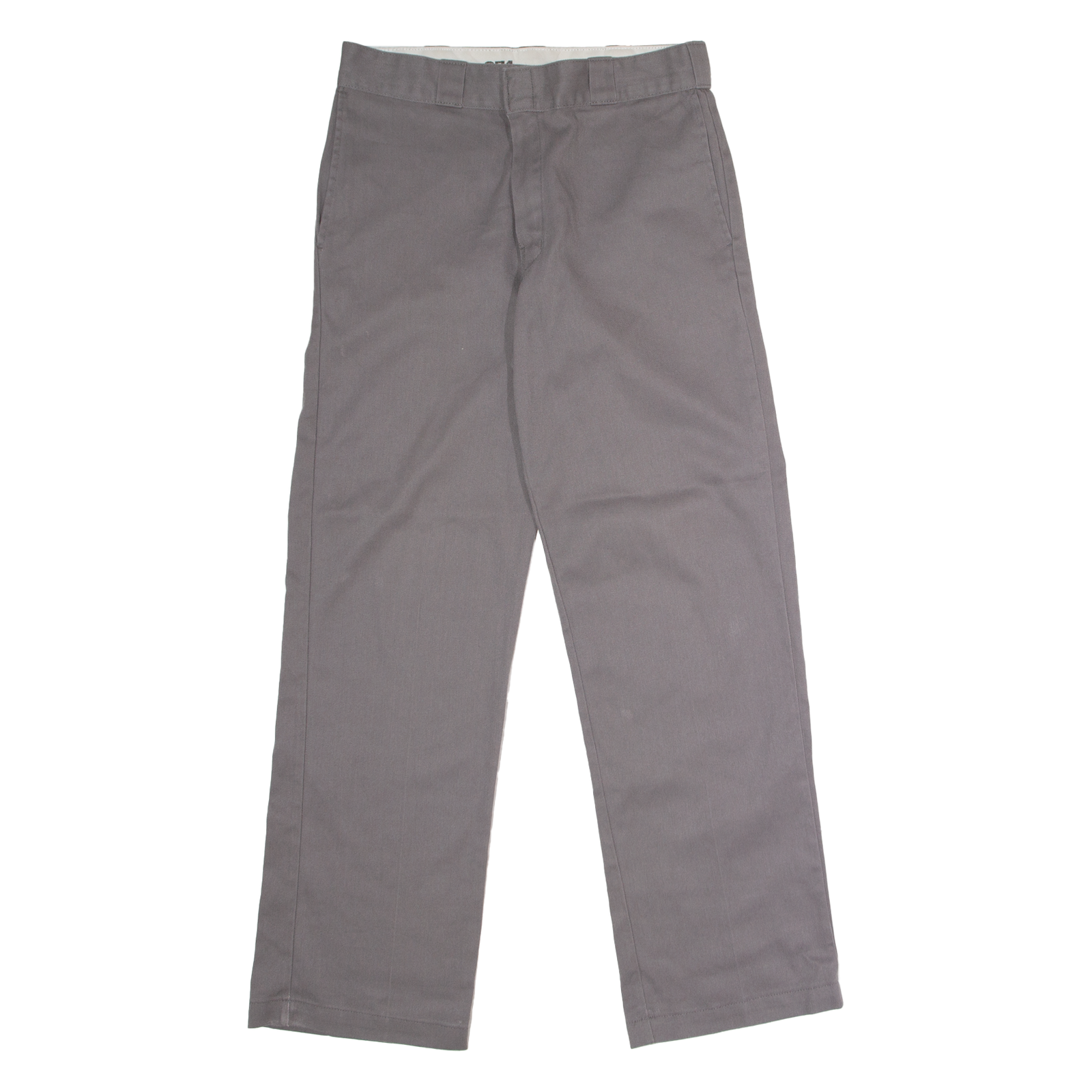 DICKIES 874 Workwear Mens Twill Trousers Grey Classic Straight W32 L32 Refurbished - N/A refurbished available on Cerqular
