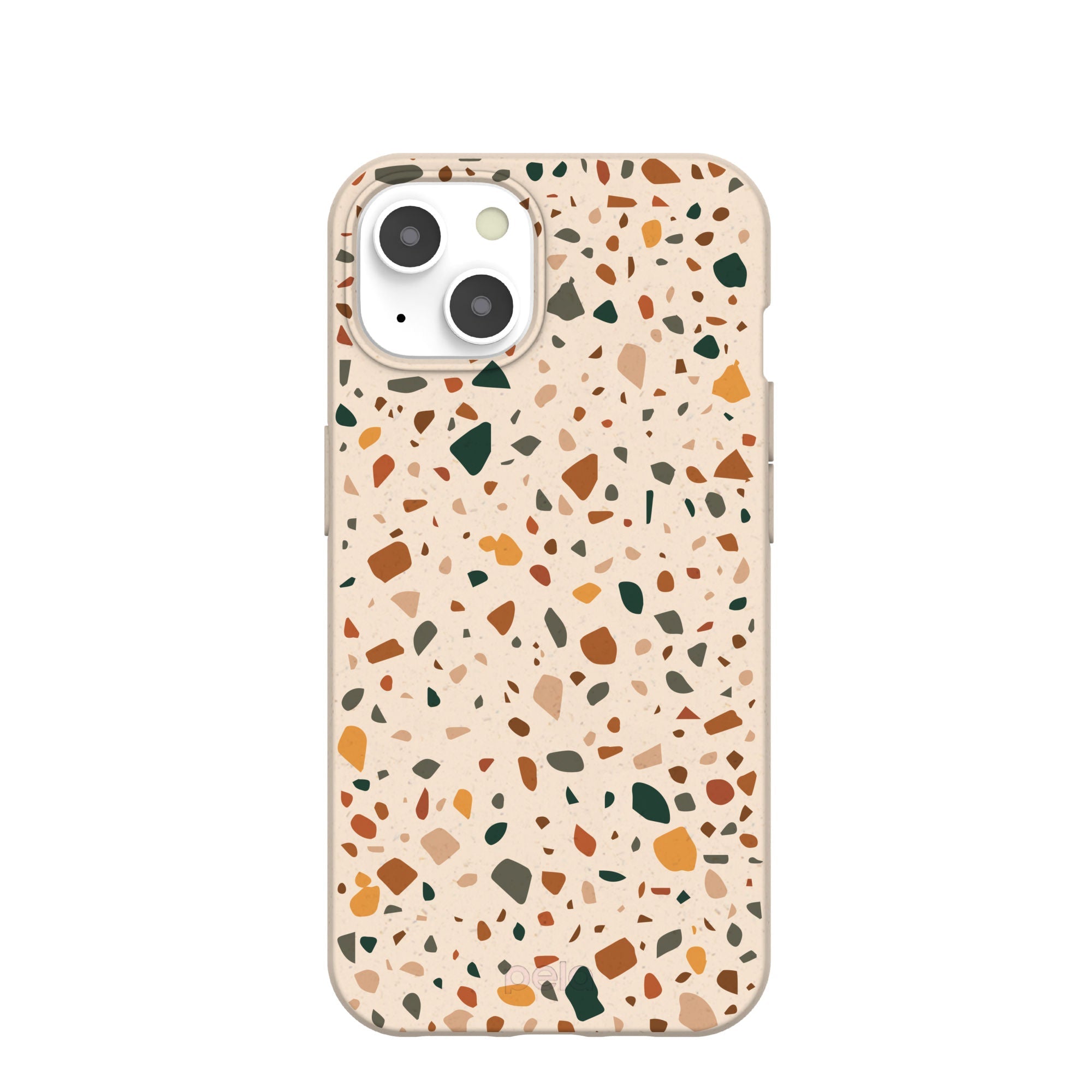 Seashell Wild Terrazzo iPhone 13 Case Refurbished - Pela Case refurbished available on Cerqular